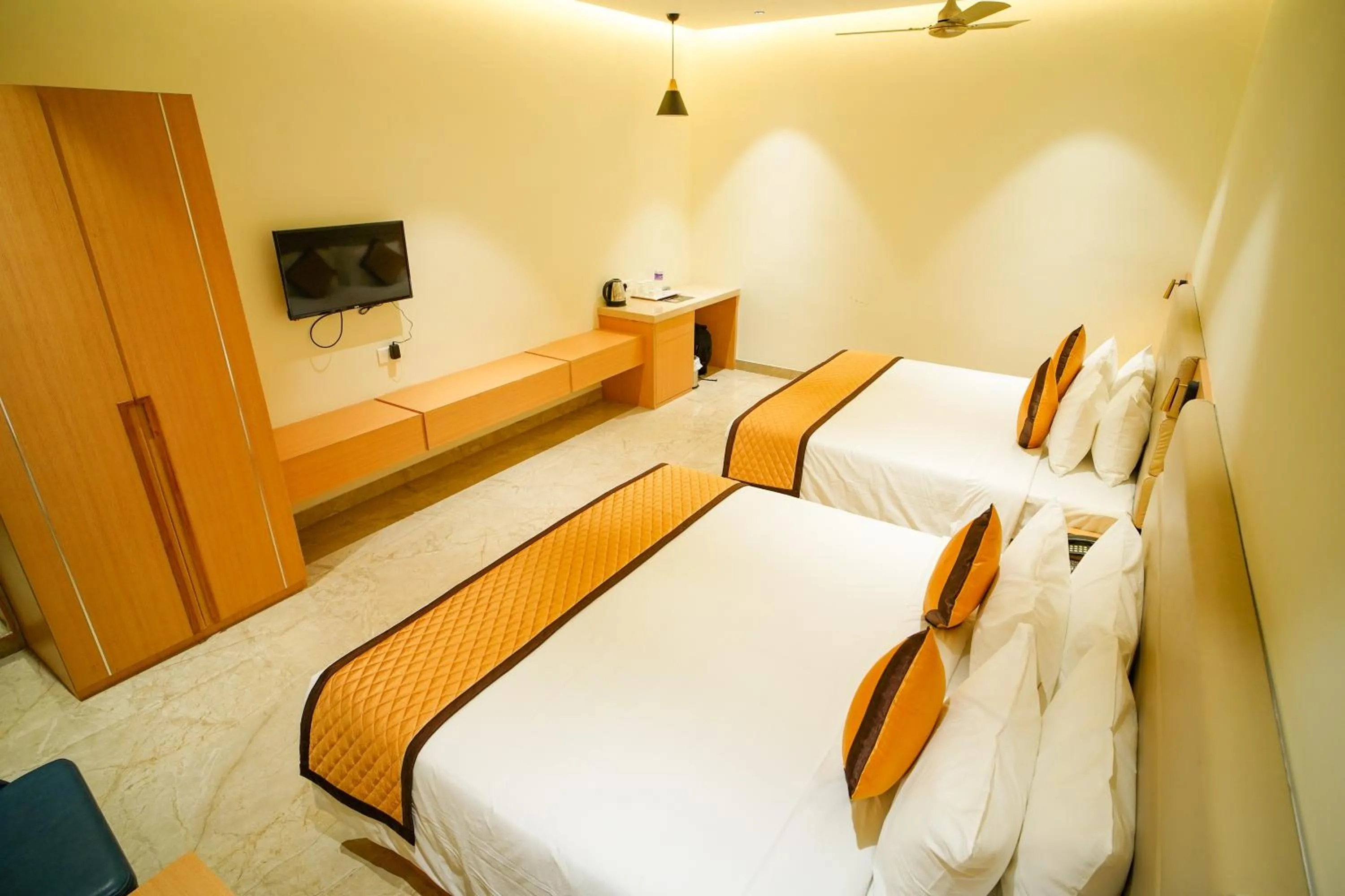 Photo of the whole room, Bed in Hotel Nakshathra- A Royal Stay