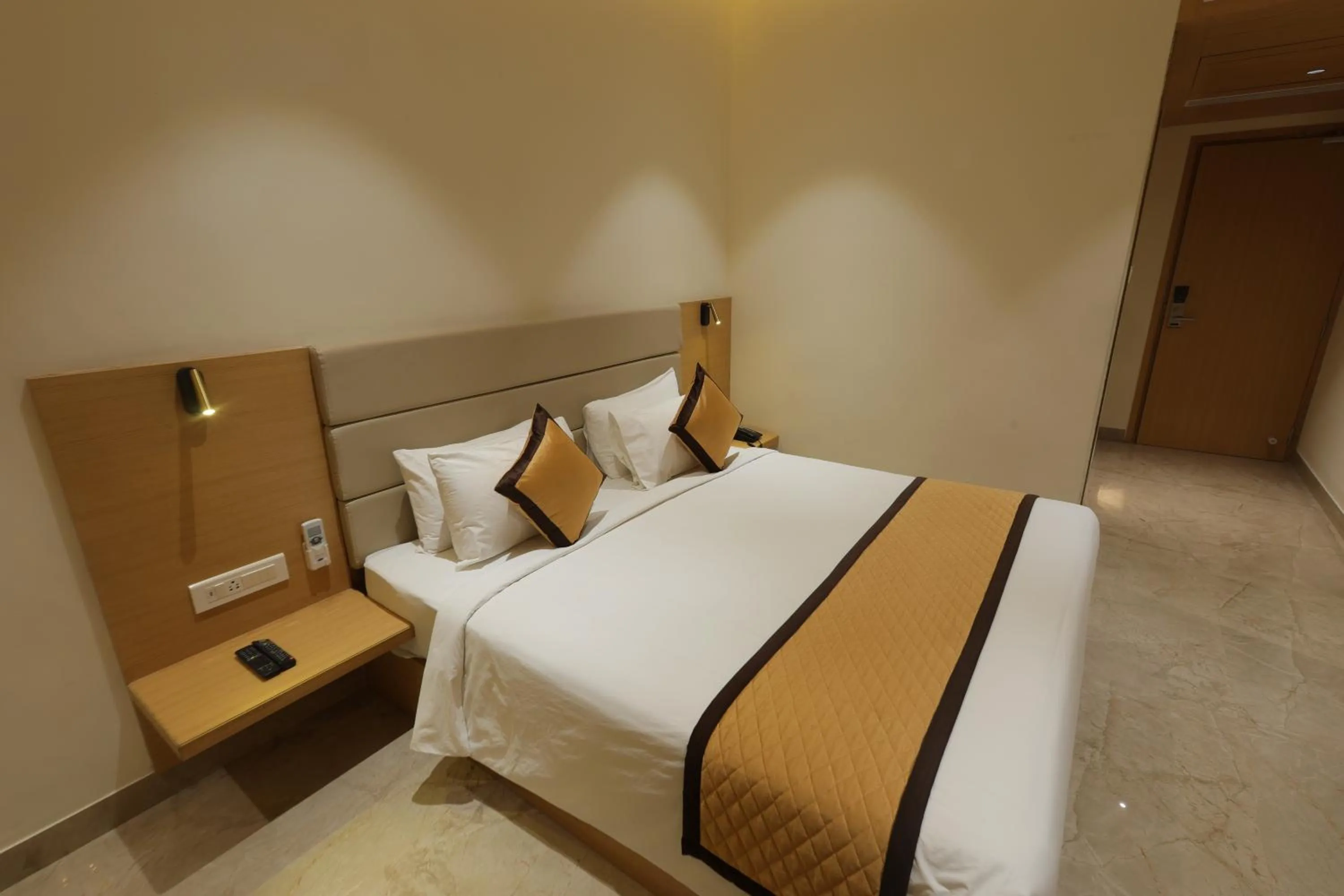 Photo of the whole room, Bed in Hotel Nakshathra- A Royal Stay
