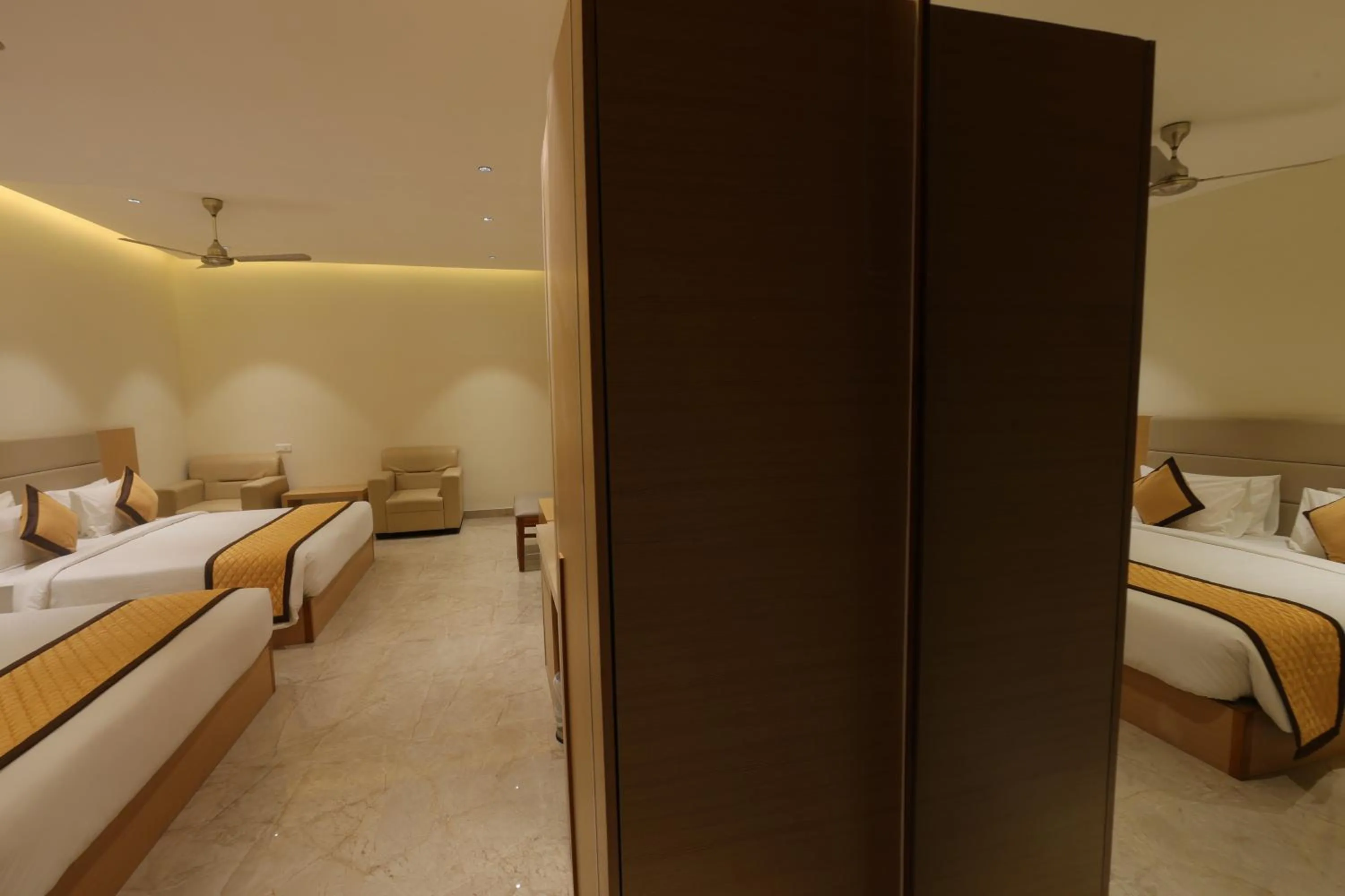 Photo of the whole room, Bed in Hotel Nakshathra- A Royal Stay