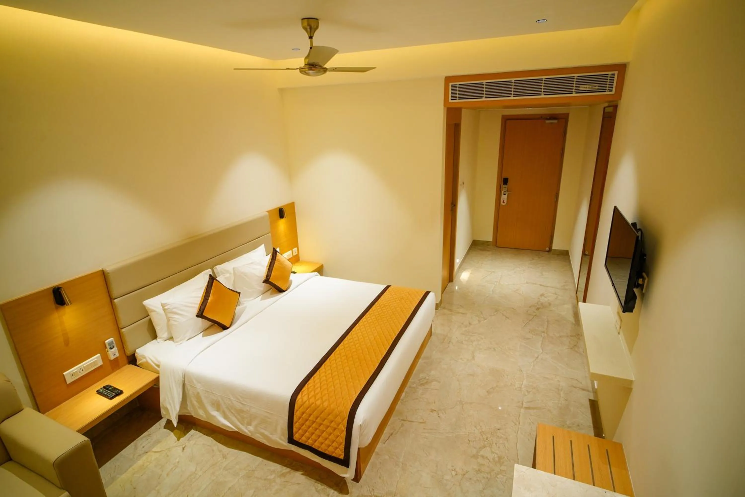 Bedroom, Bed in Hotel Nakshathra- A Royal Stay
