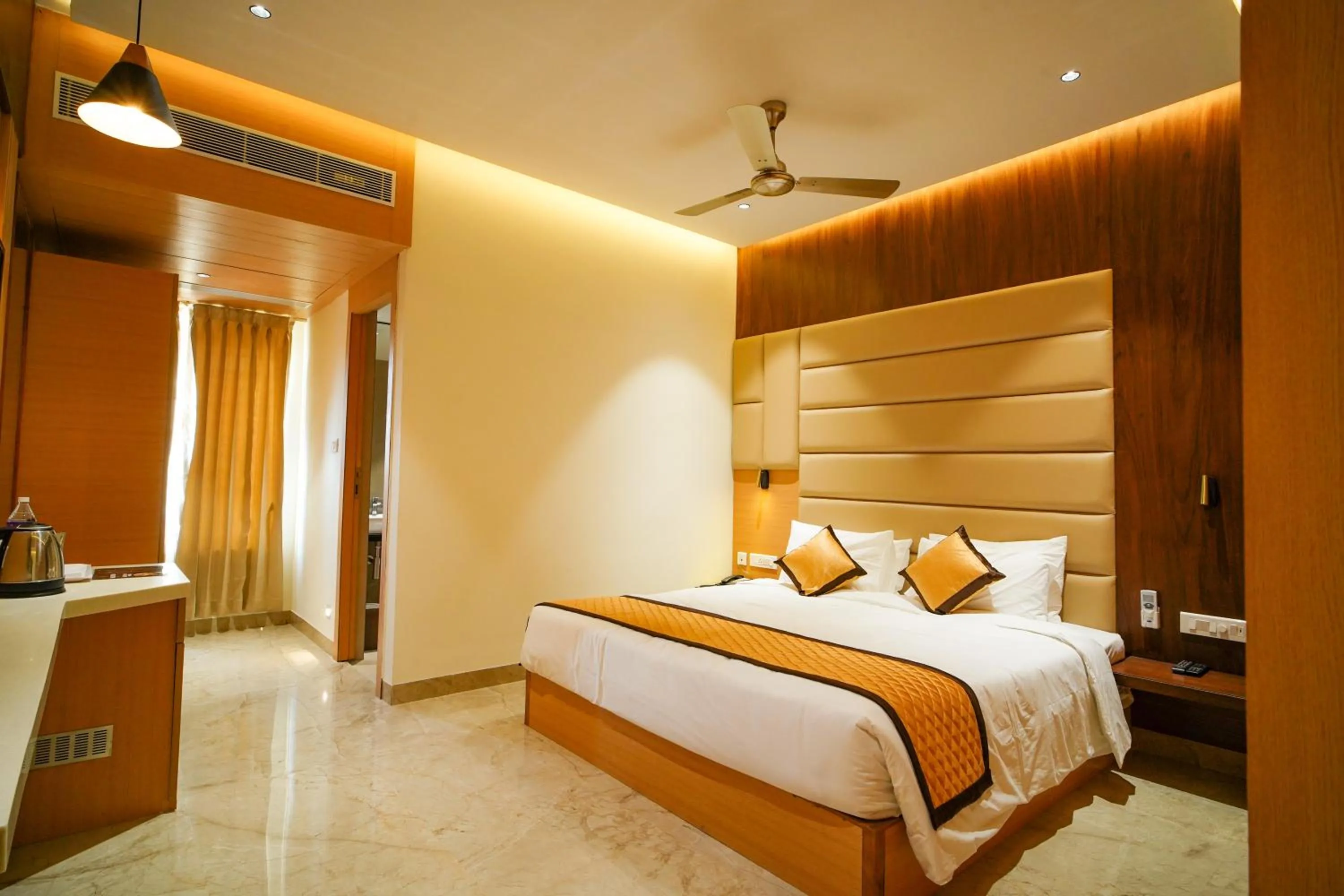 Photo of the whole room, Bed in Hotel Nakshathra- A Royal Stay
