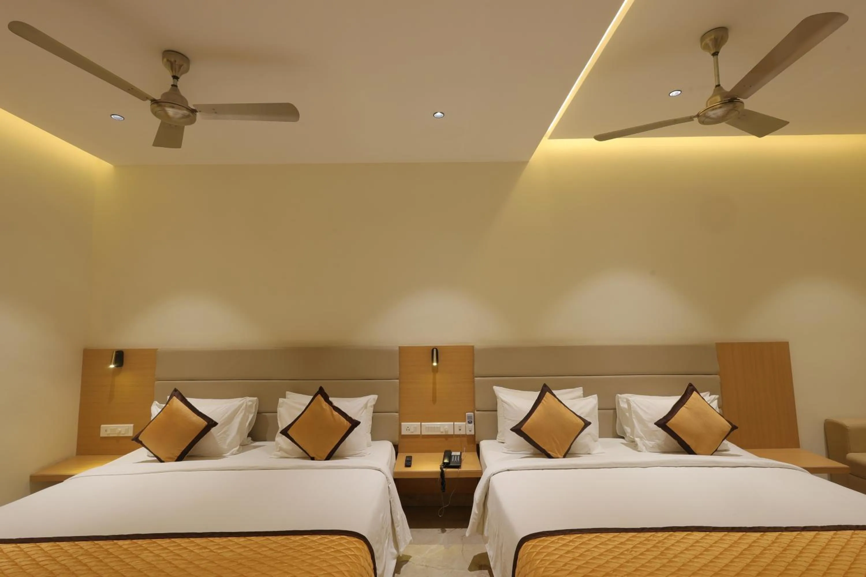 Bed in Hotel Nakshathra- A Royal Stay