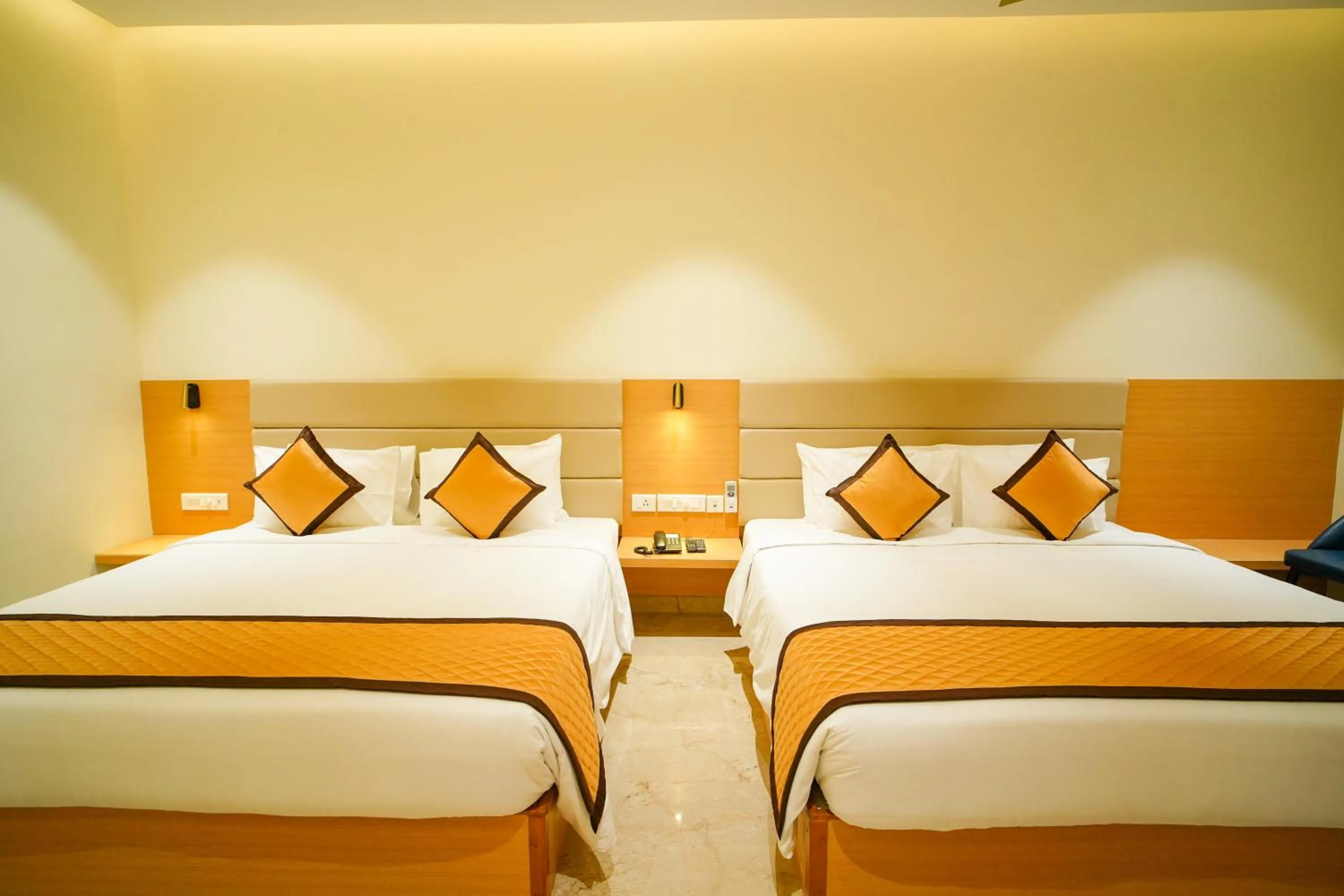 Bed in Hotel Nakshathra- A Royal Stay