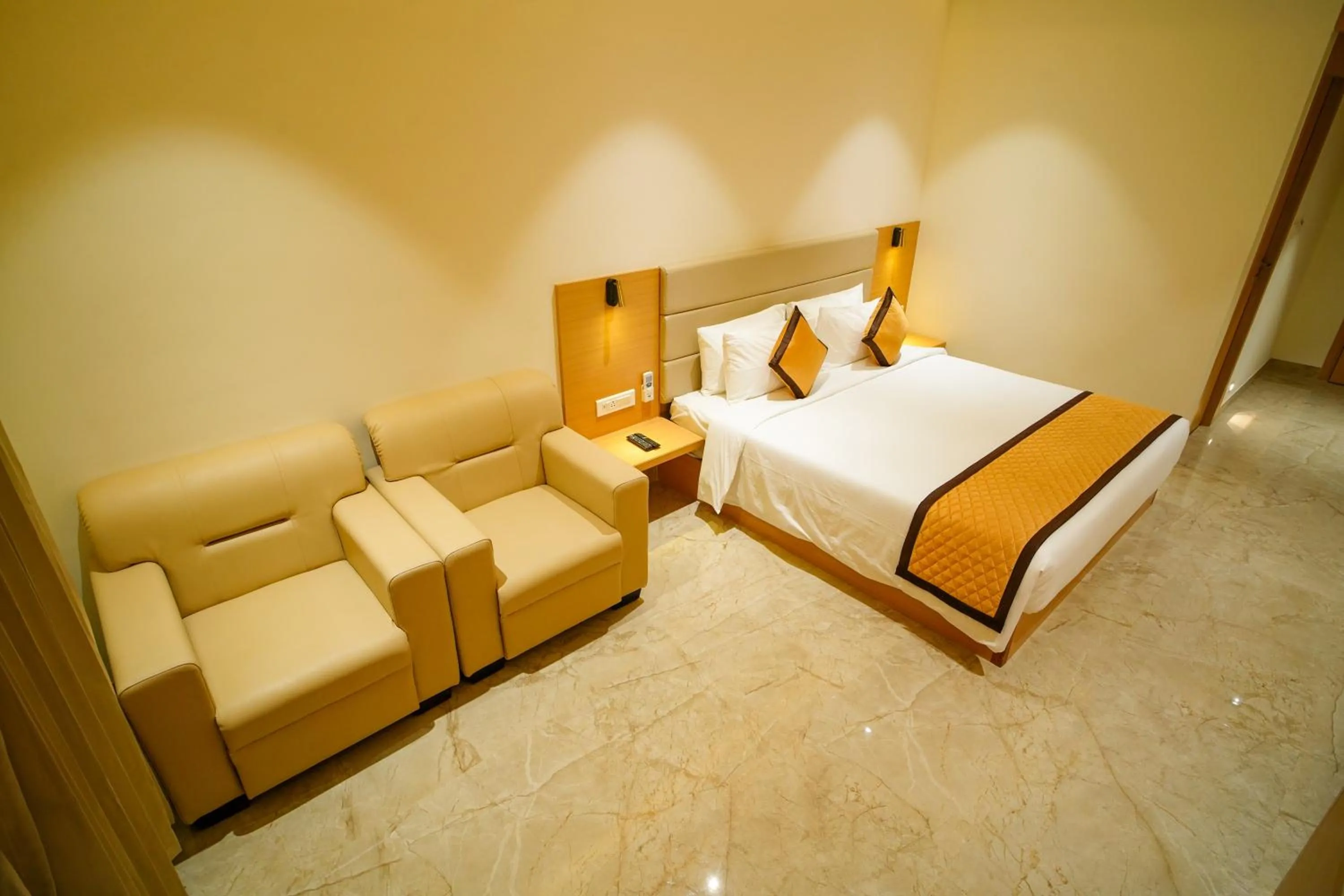 Bedroom, Bed in Hotel Nakshathra- A Royal Stay