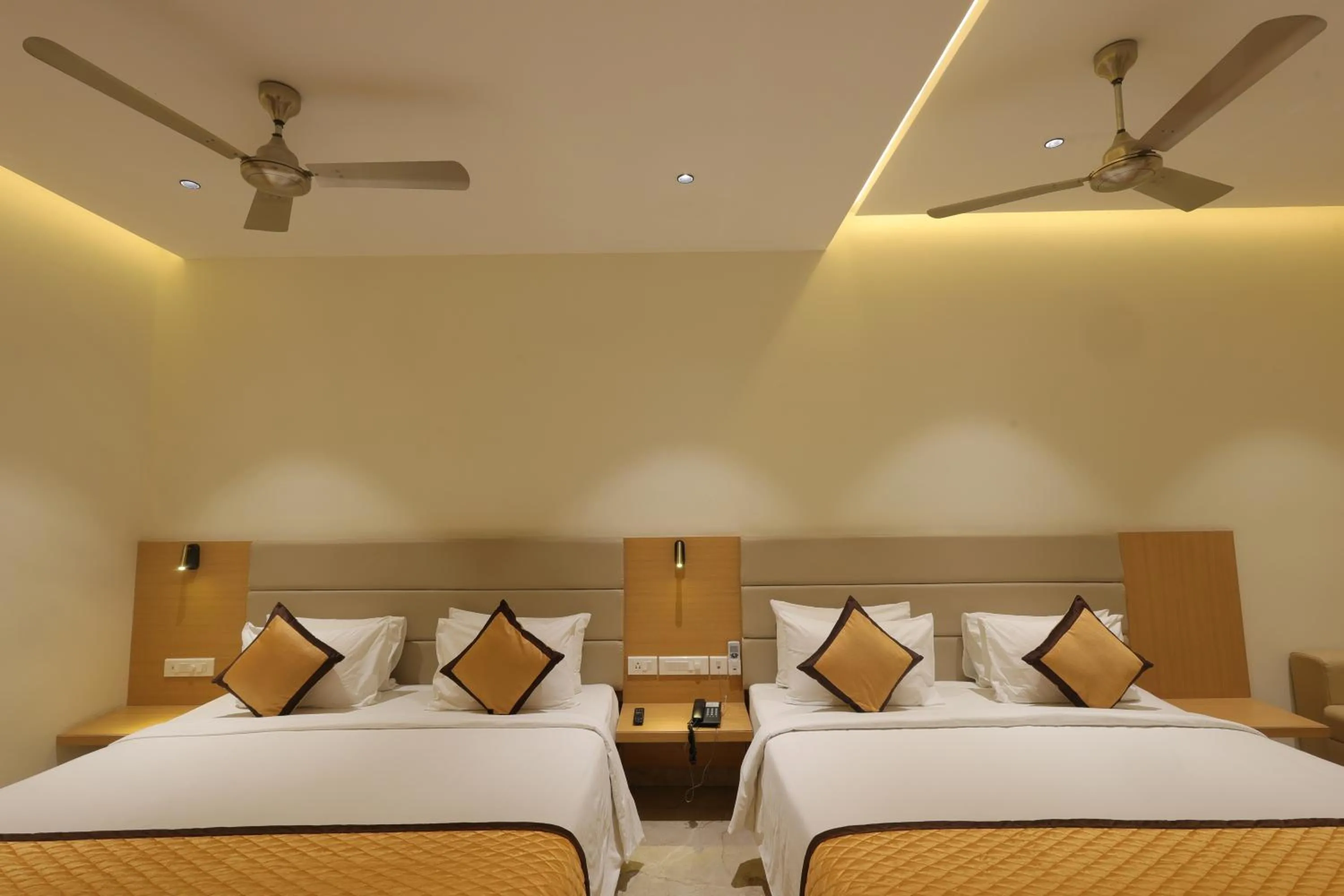 Bed in Hotel Nakshathra- A Royal Stay