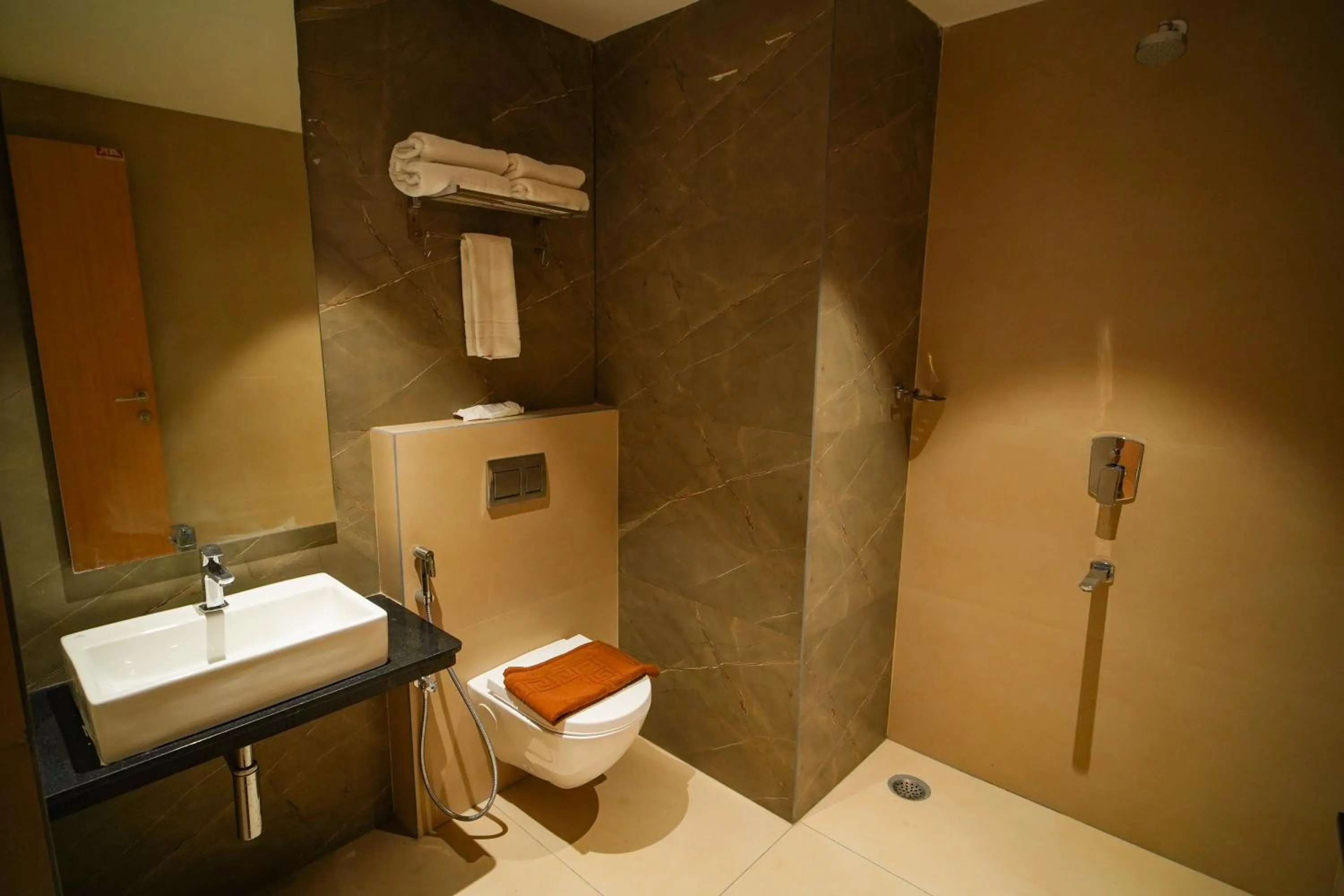 Shower in Hotel Nakshathra- A Royal Stay