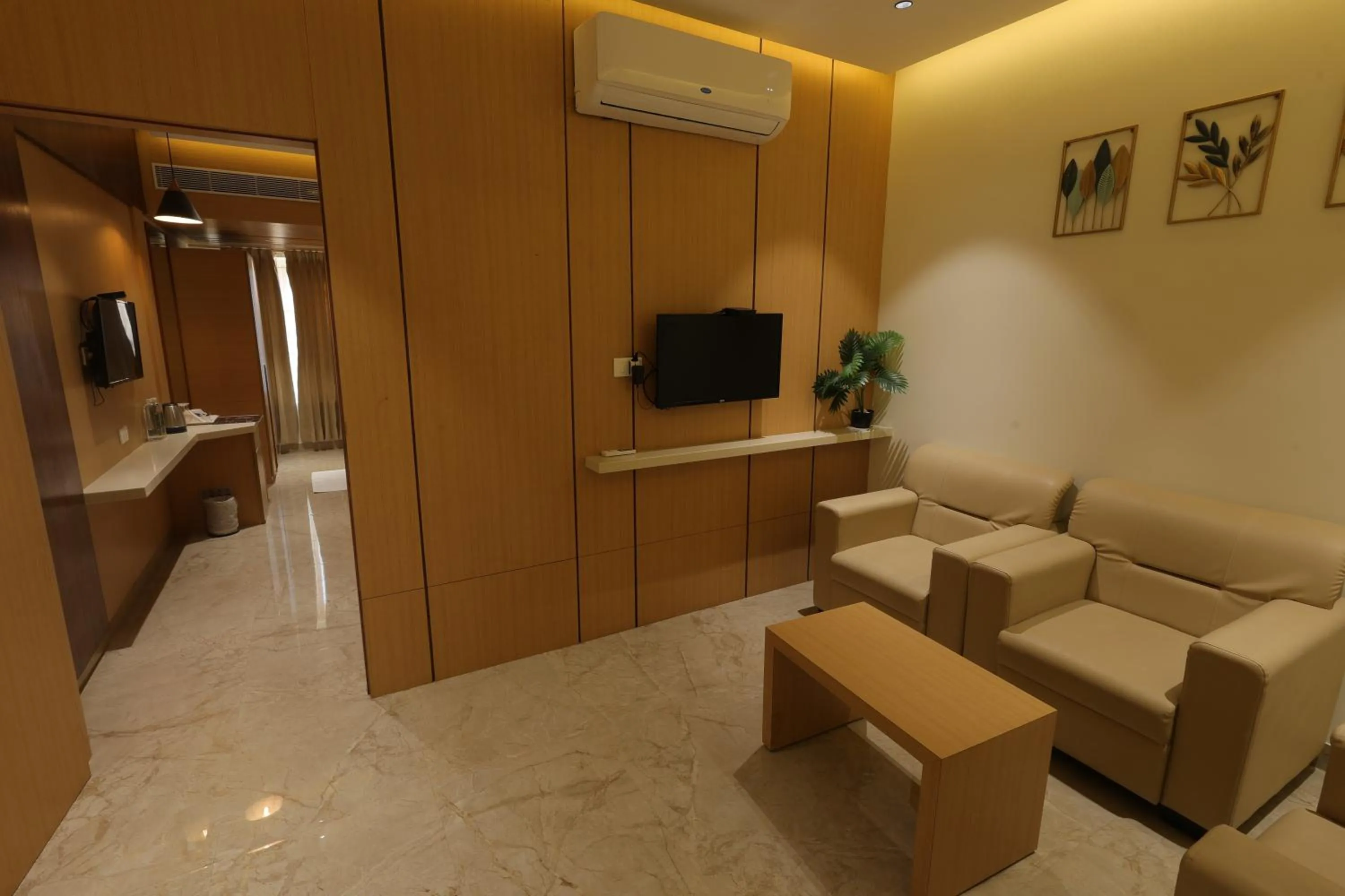Living room in Hotel Nakshathra- A Royal Stay