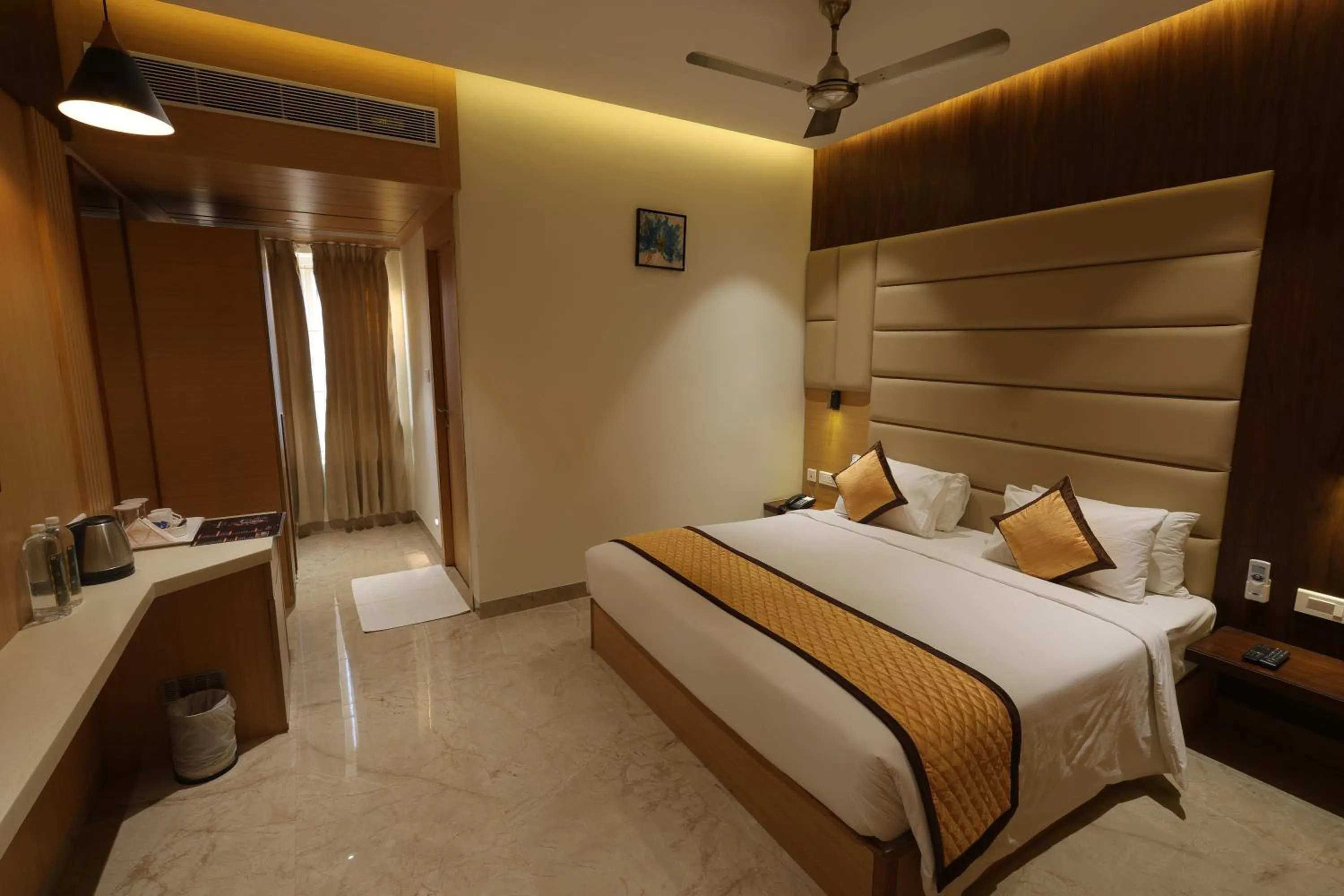 Bed in Hotel Nakshathra- A Royal Stay