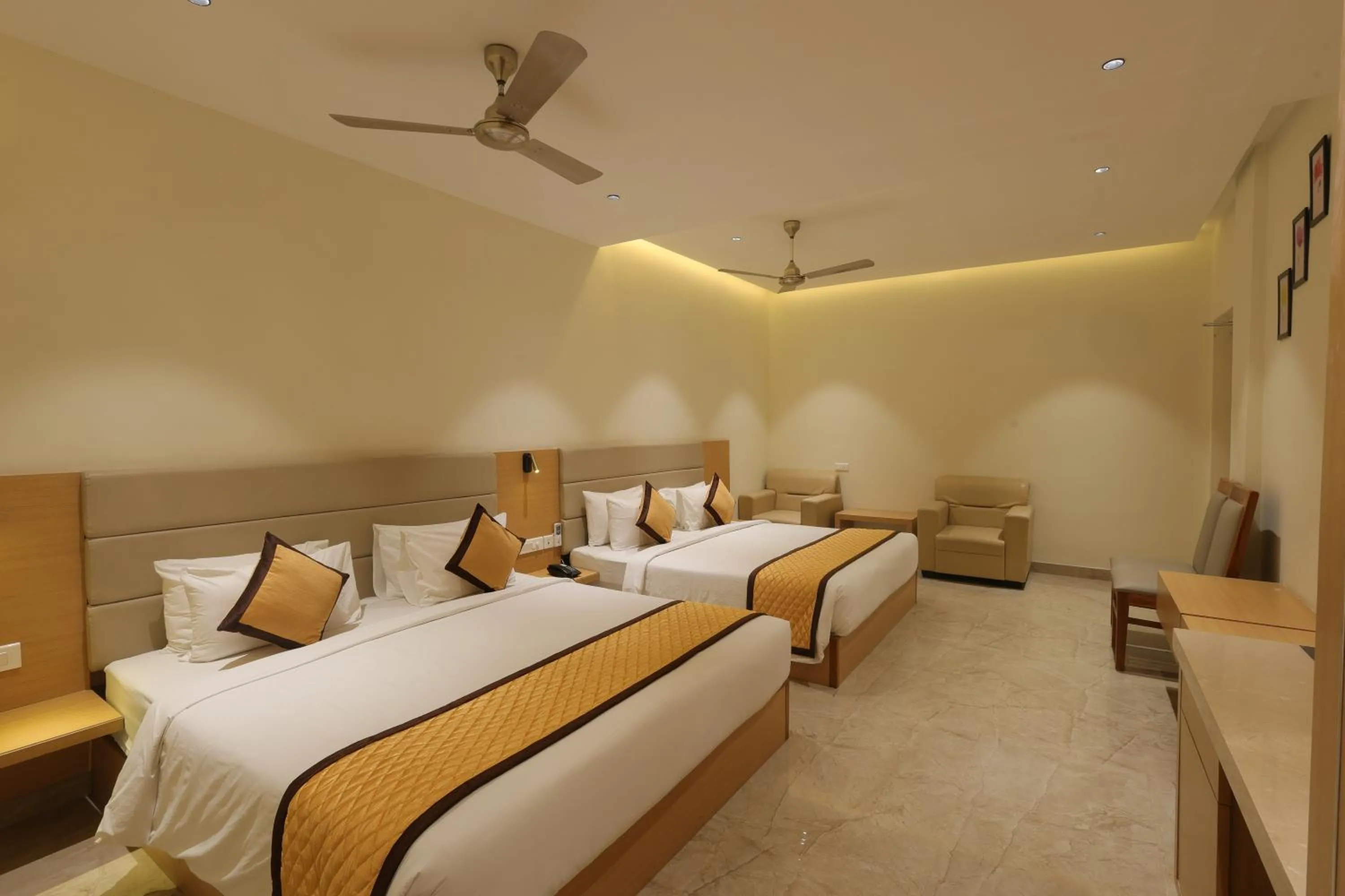 Photo of the whole room, Bed in Hotel Nakshathra- A Royal Stay