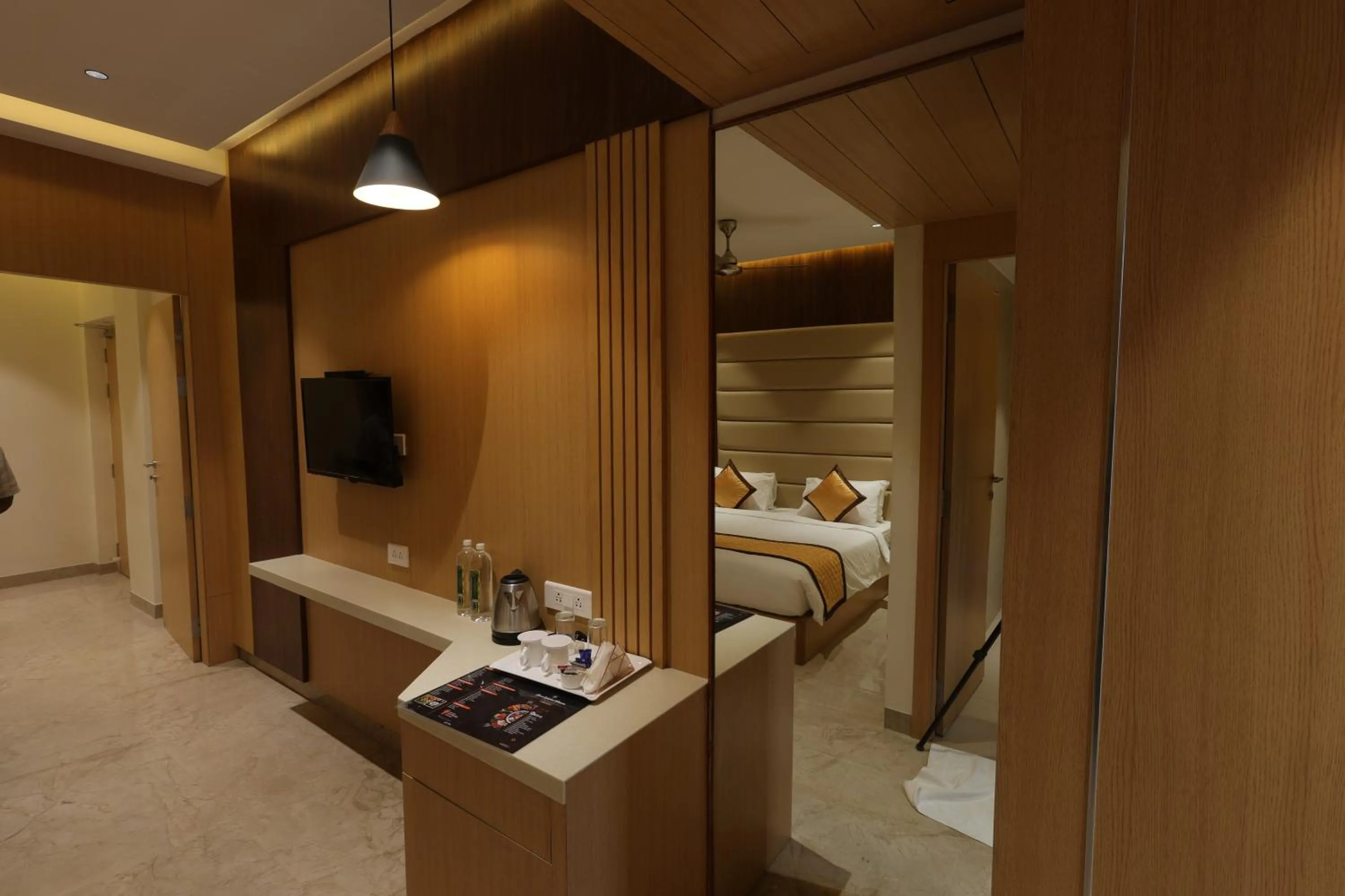 Photo of the whole room, Bed in Hotel Nakshathra- A Royal Stay