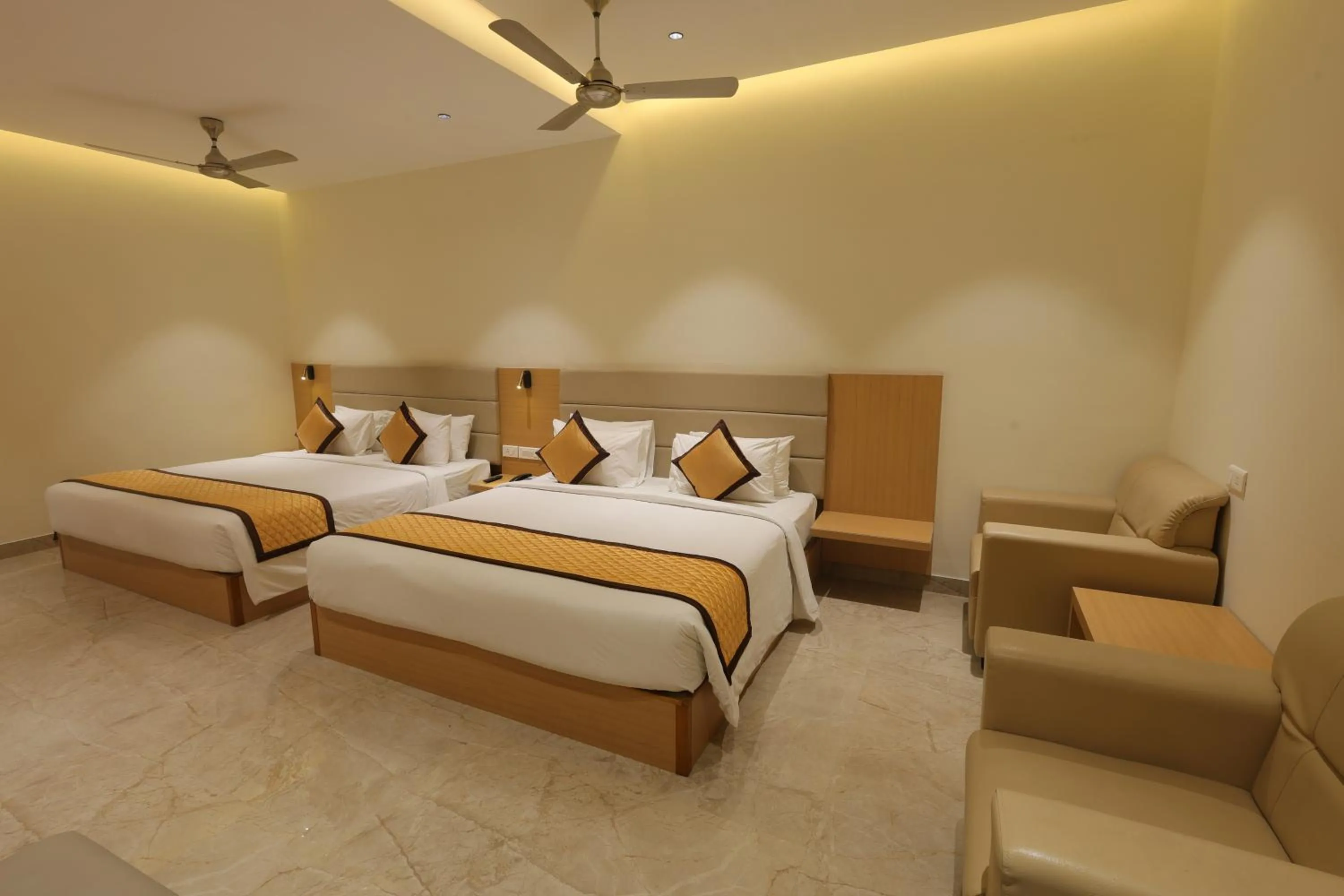 Photo of the whole room, Bed in Hotel Nakshathra- A Royal Stay