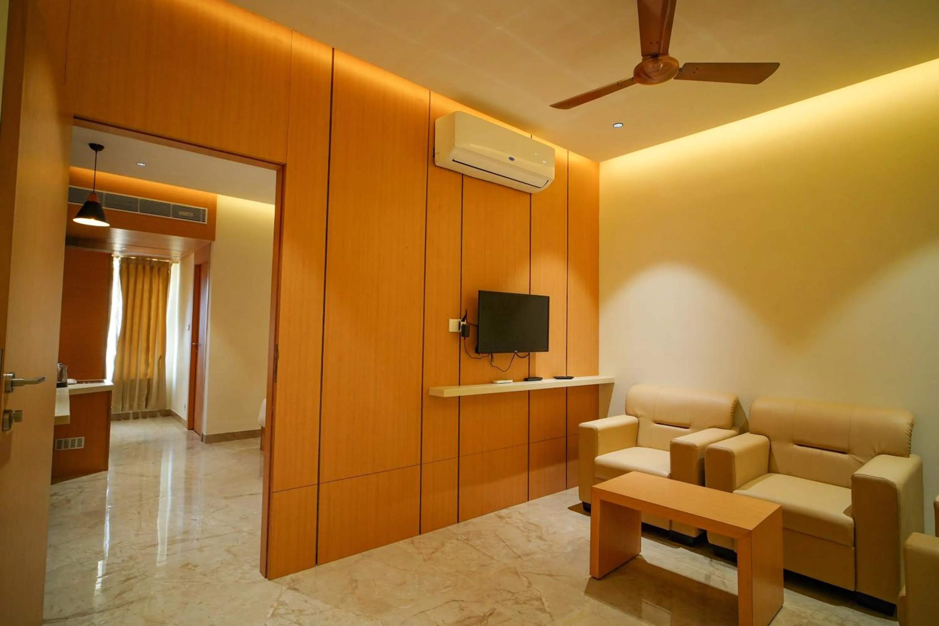 Living room in Hotel Nakshathra- A Royal Stay