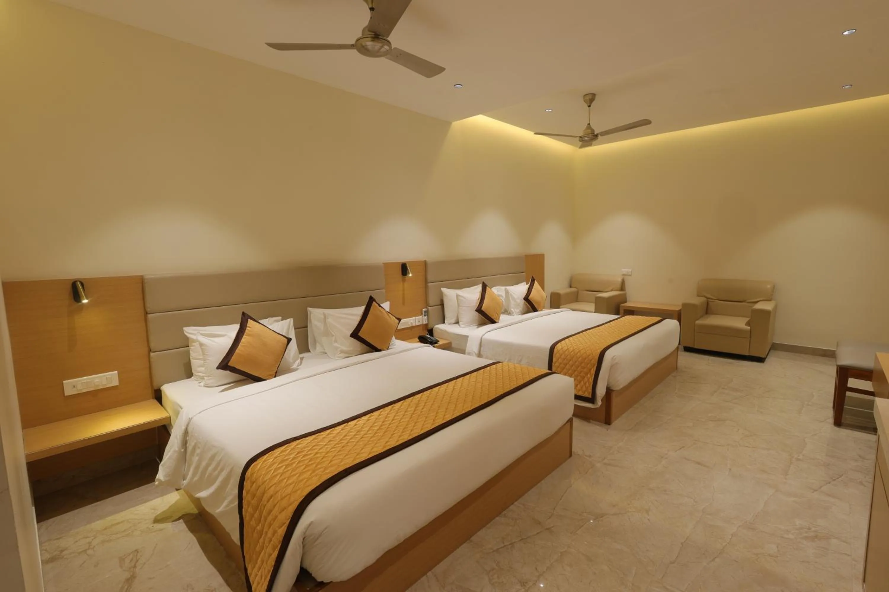 Photo of the whole room, Bed in Hotel Nakshathra- A Royal Stay