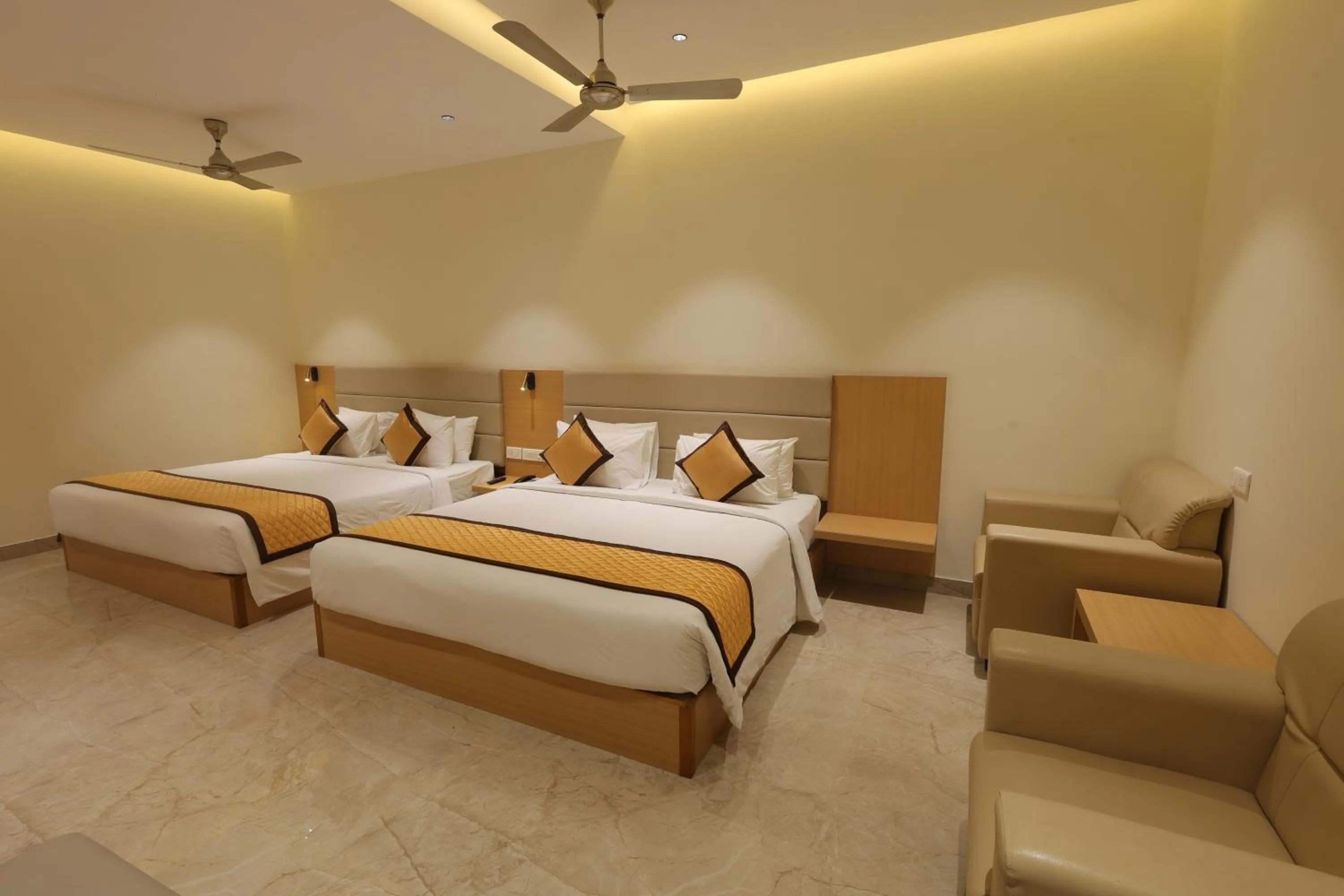 Photo of the whole room, Bed in Hotel Nakshathra- A Royal Stay
