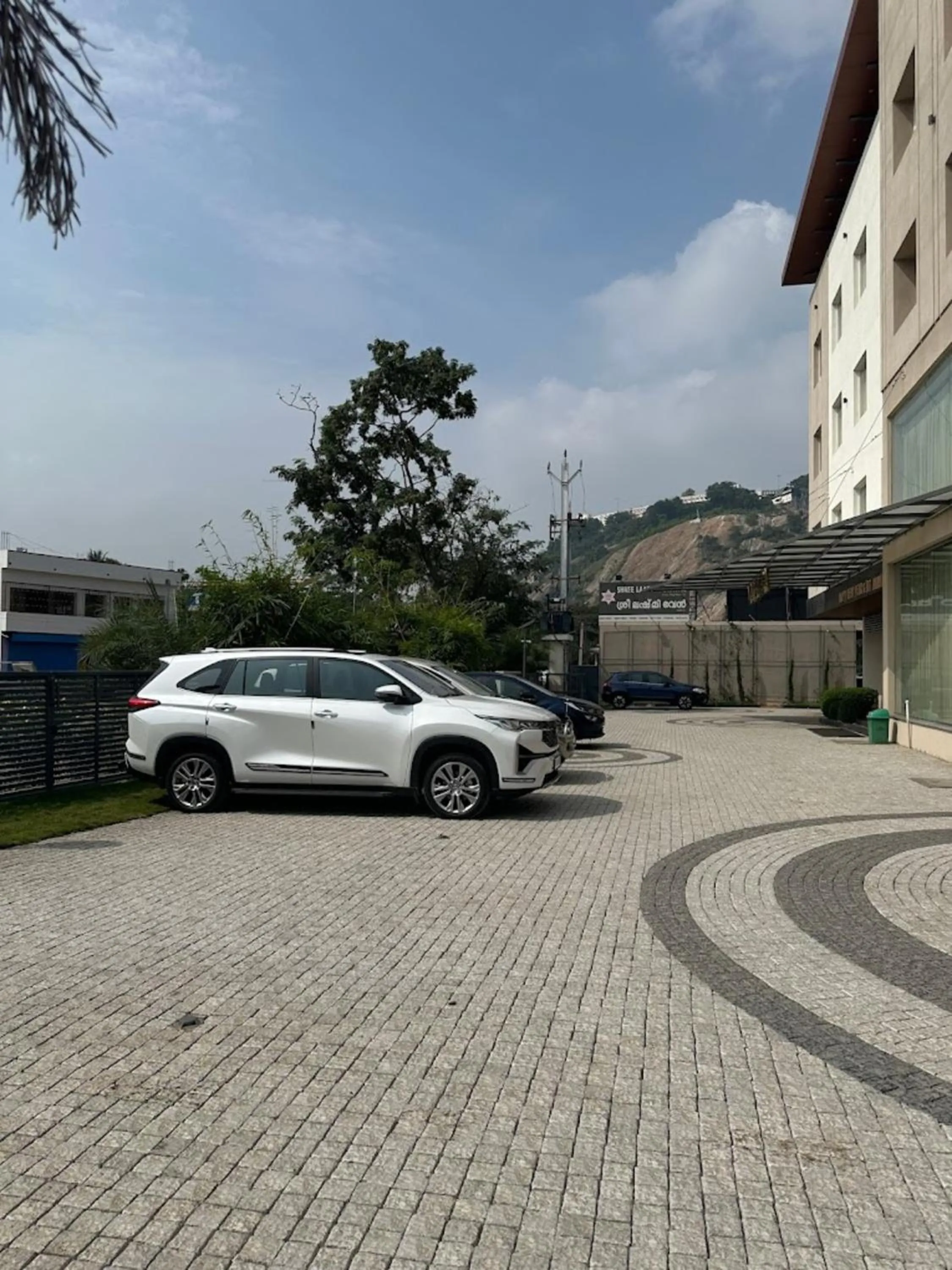 Parking in Hotel Nakshathra- A Royal Stay