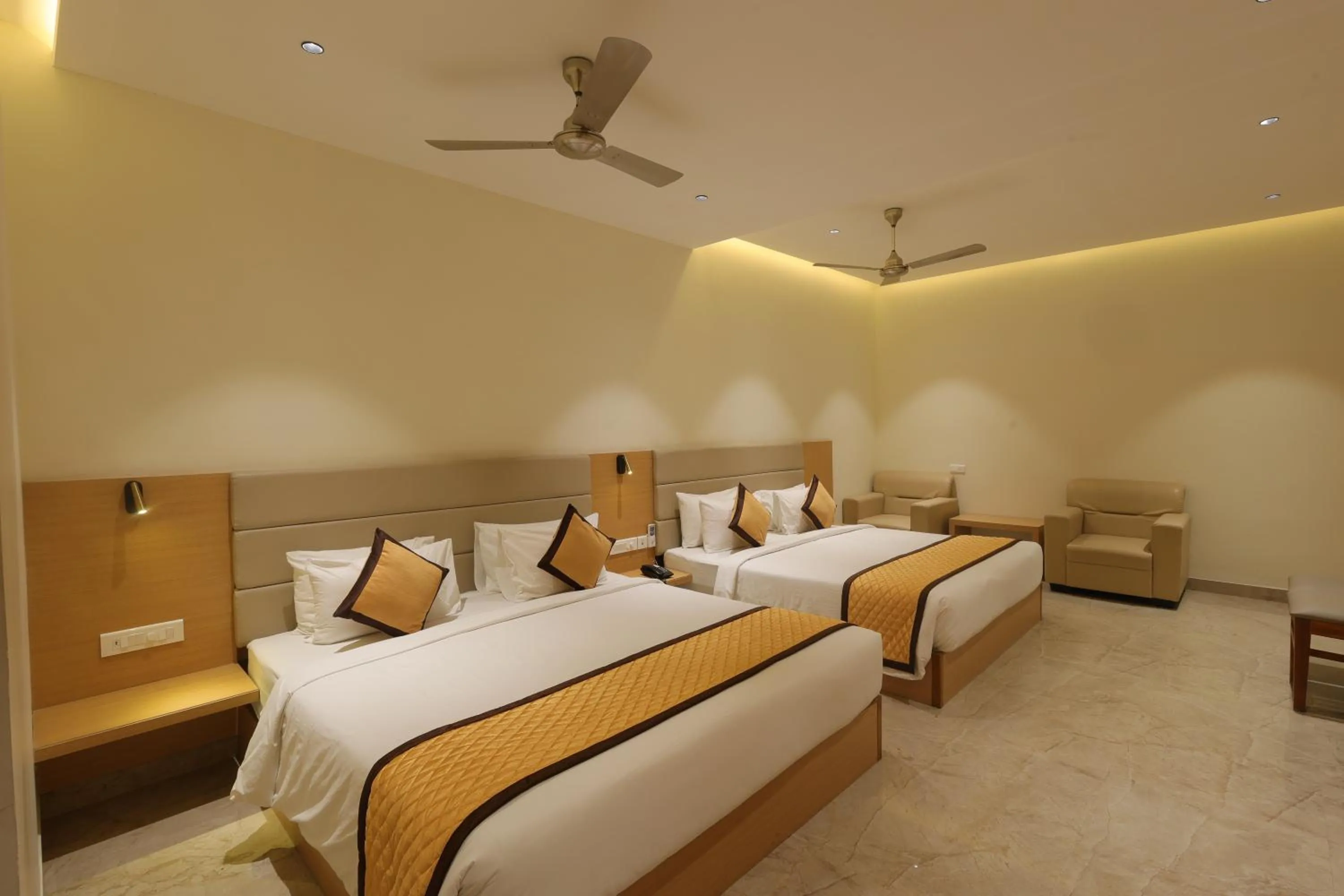 Photo of the whole room, Bed in Hotel Nakshathra- A Royal Stay