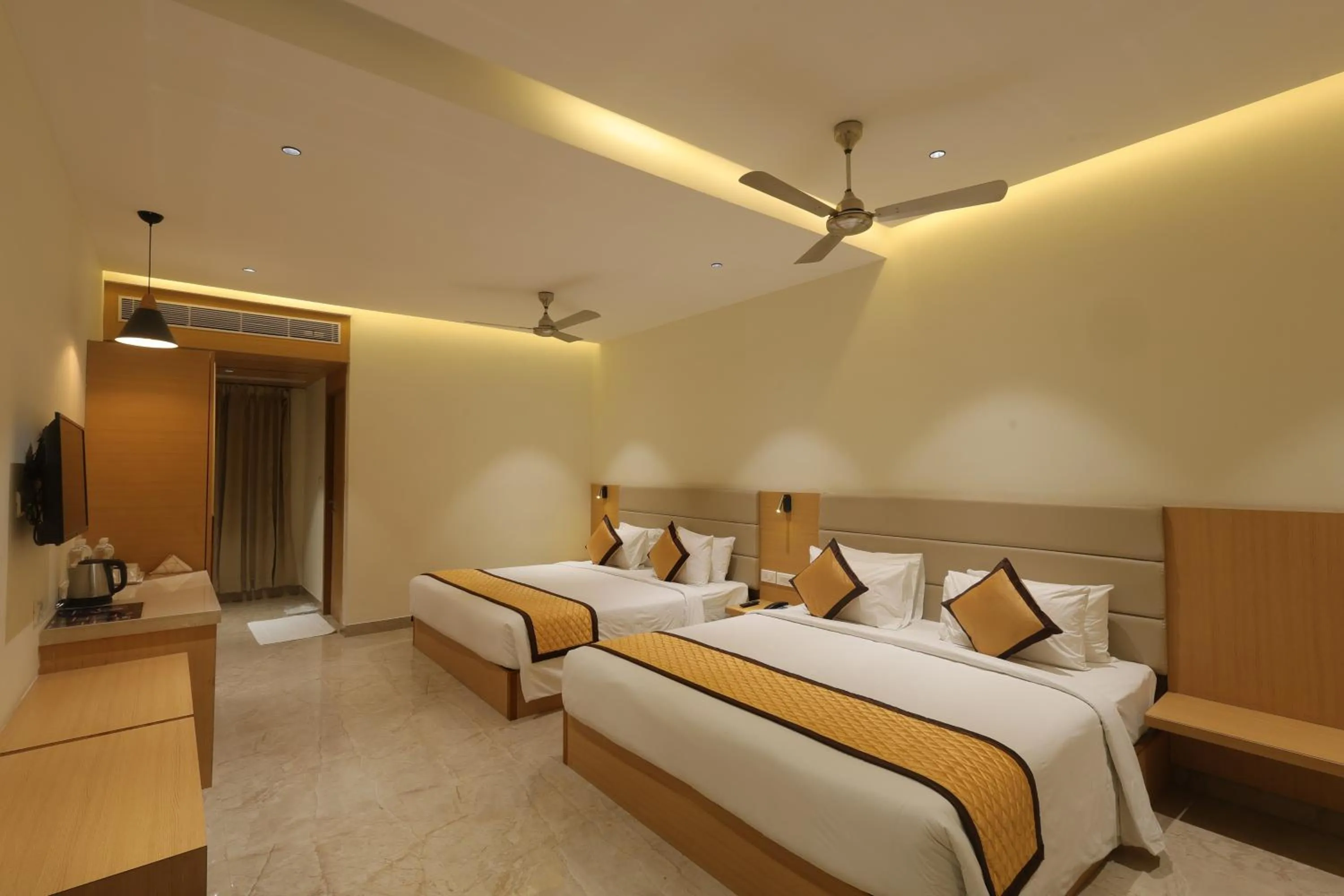 Bed in Hotel Nakshathra- A Royal Stay