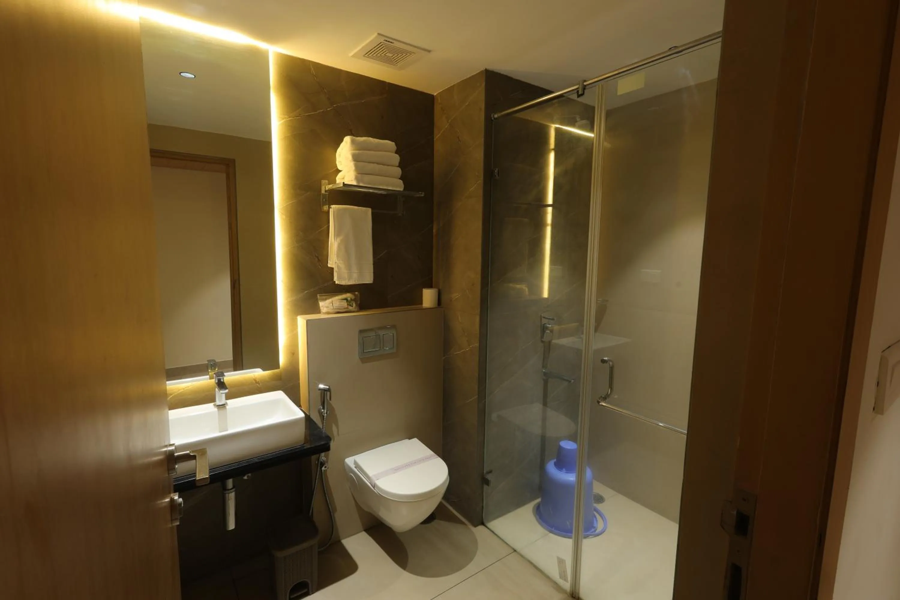 Shower in Hotel Nakshathra- A Royal Stay