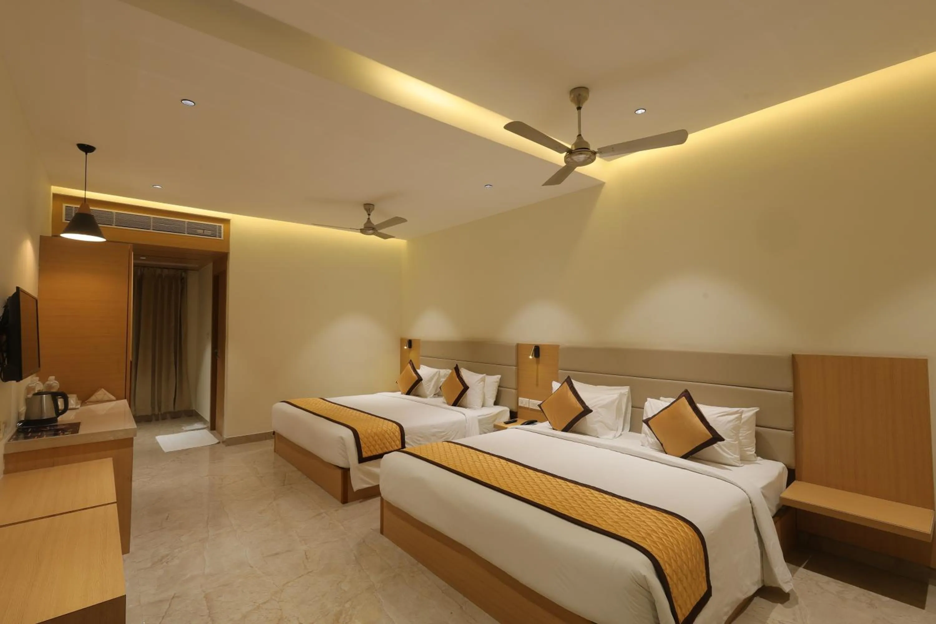 Photo of the whole room, Bed in Hotel Nakshathra- A Royal Stay