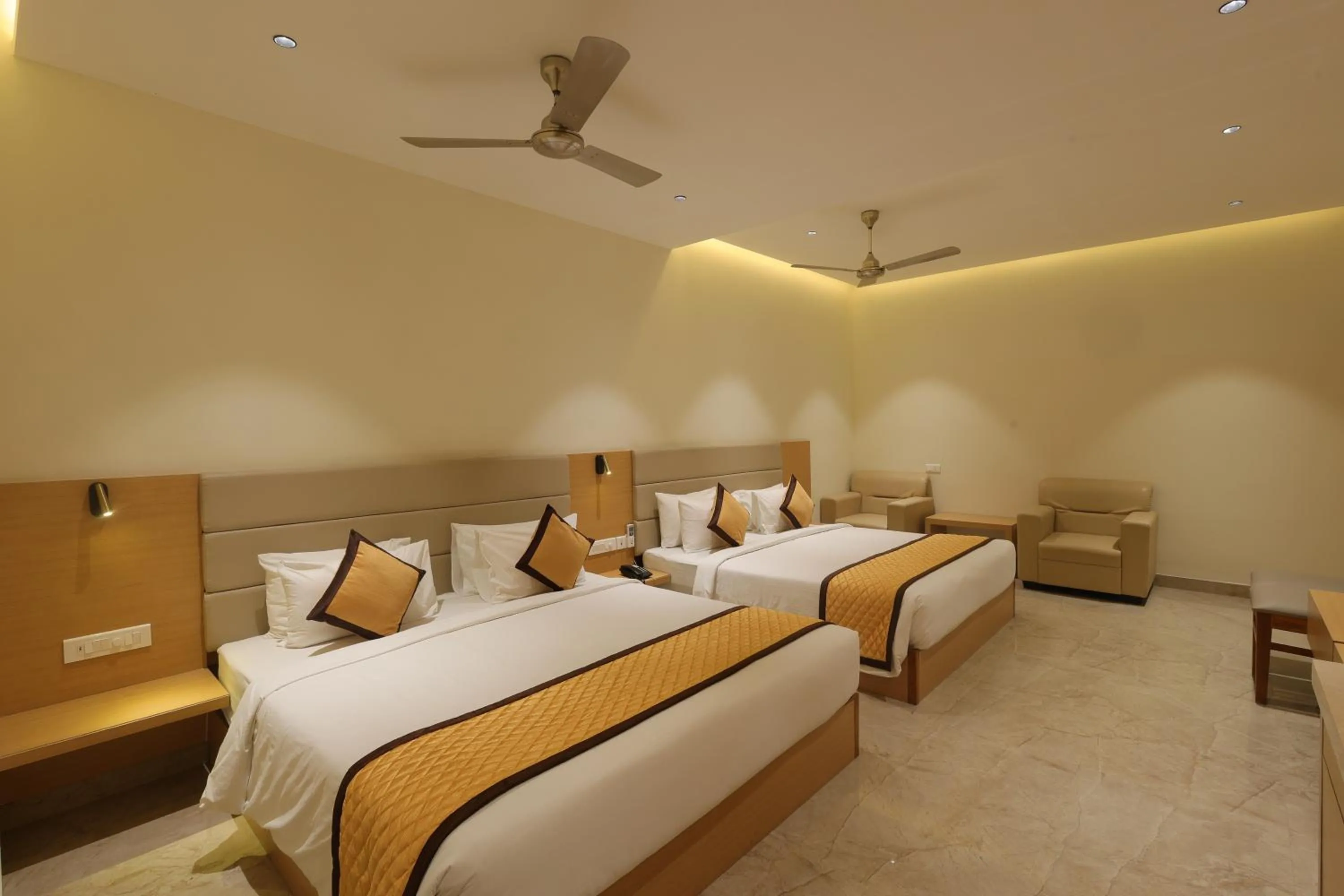 Photo of the whole room, Bed in Hotel Nakshathra- A Royal Stay