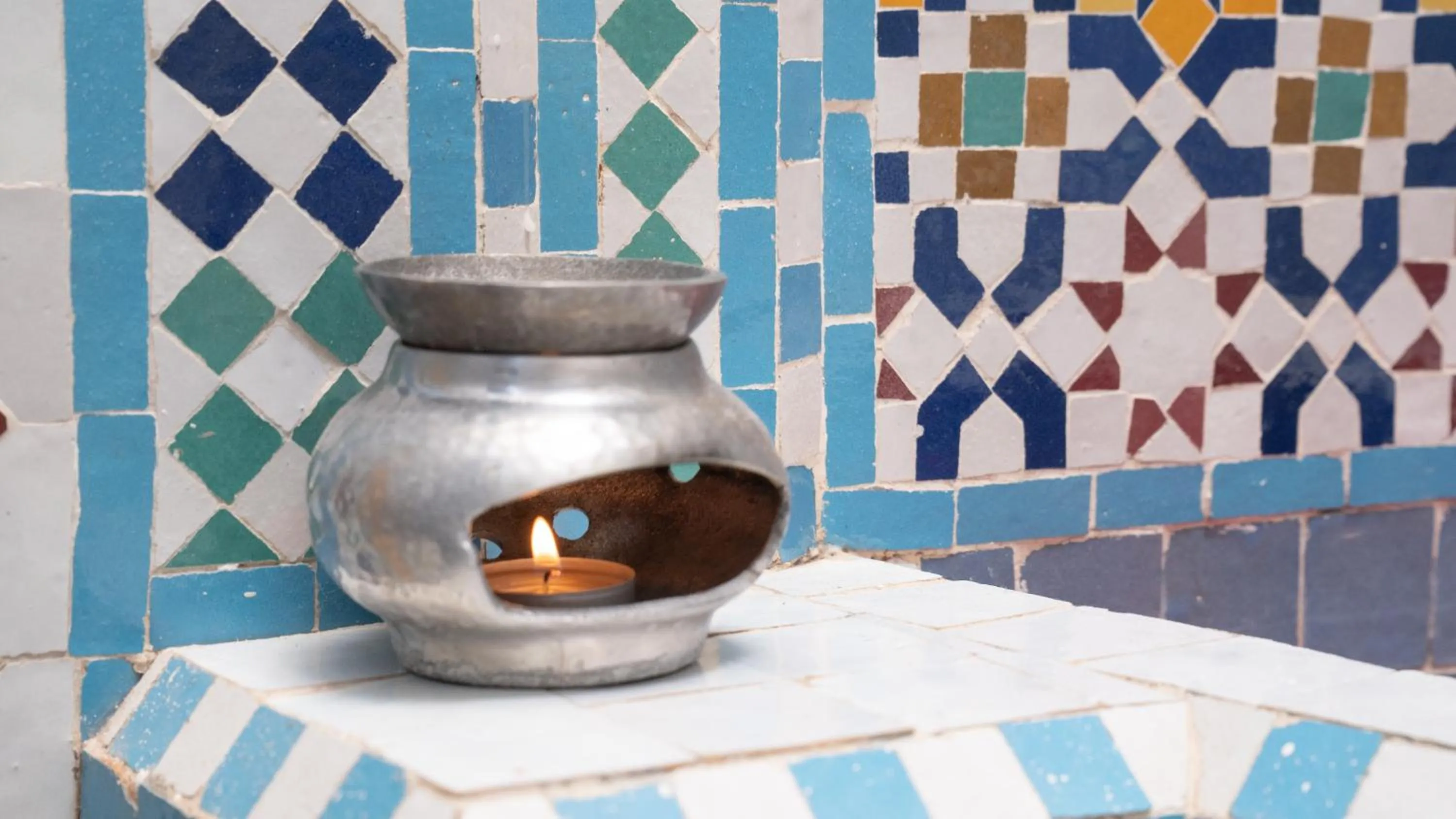 Decorative detail in Riad Allal