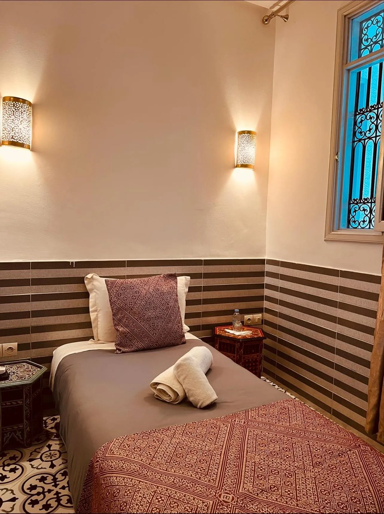 Bedroom, Bed in Riad Allal