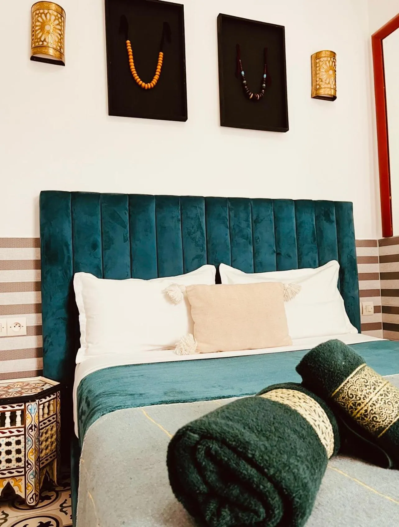 Bedroom, Bed in Riad Allal