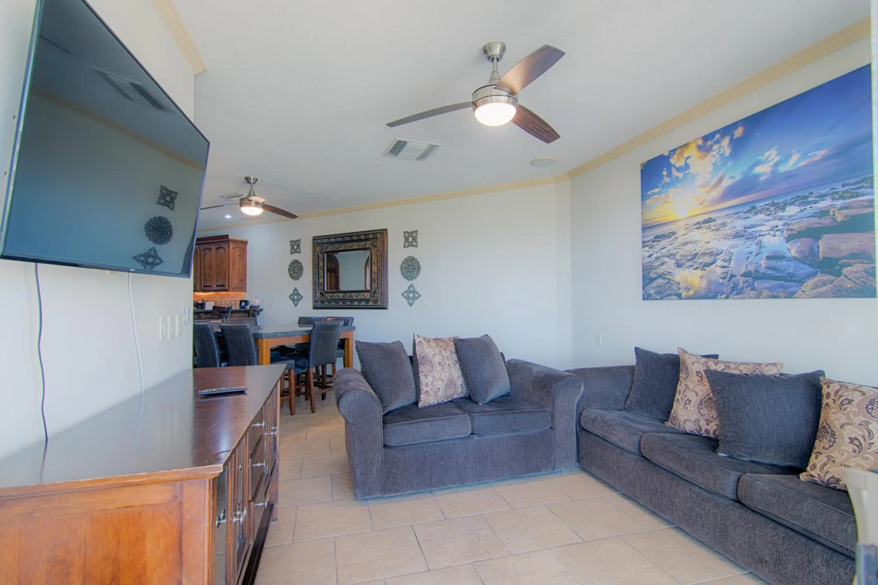 Living room in Casa Blanca Golf Villas