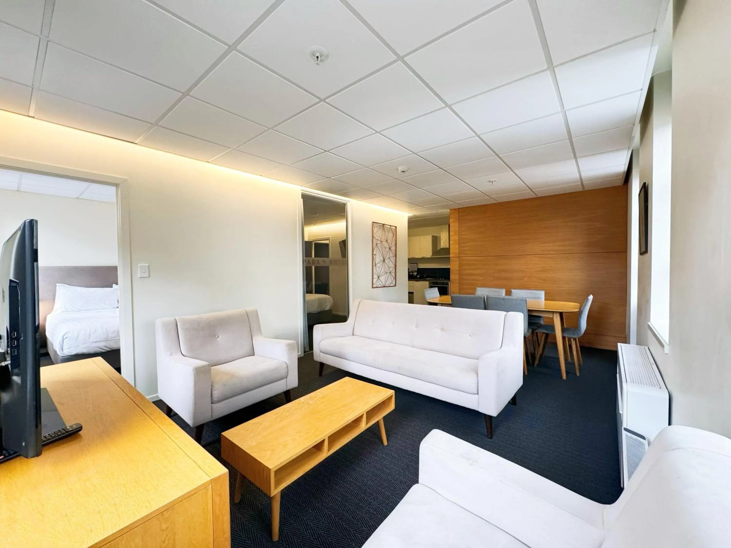 Living room in Park Hotel, Lambton Quay