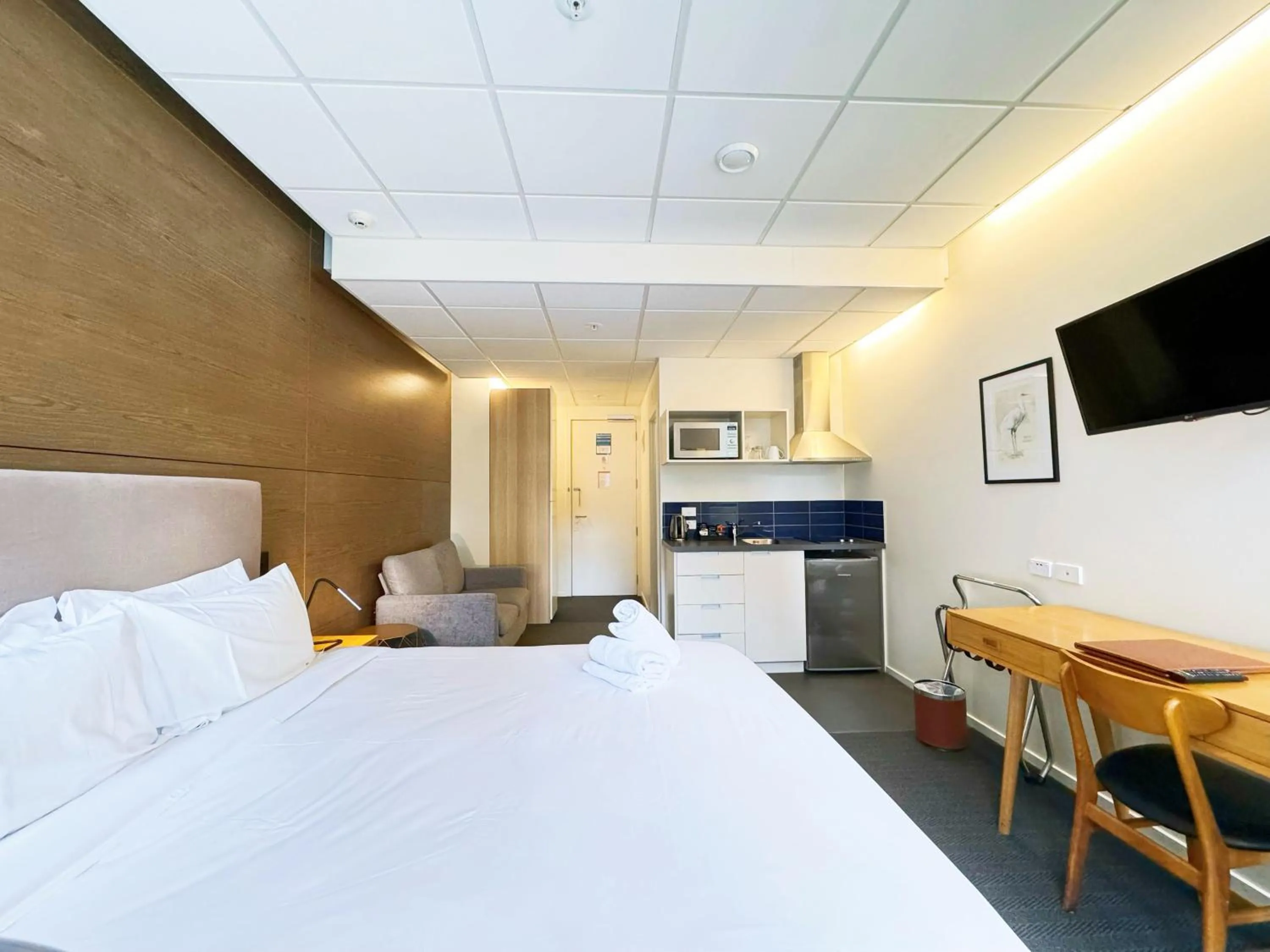 Bed in Park Hotel, Lambton Quay