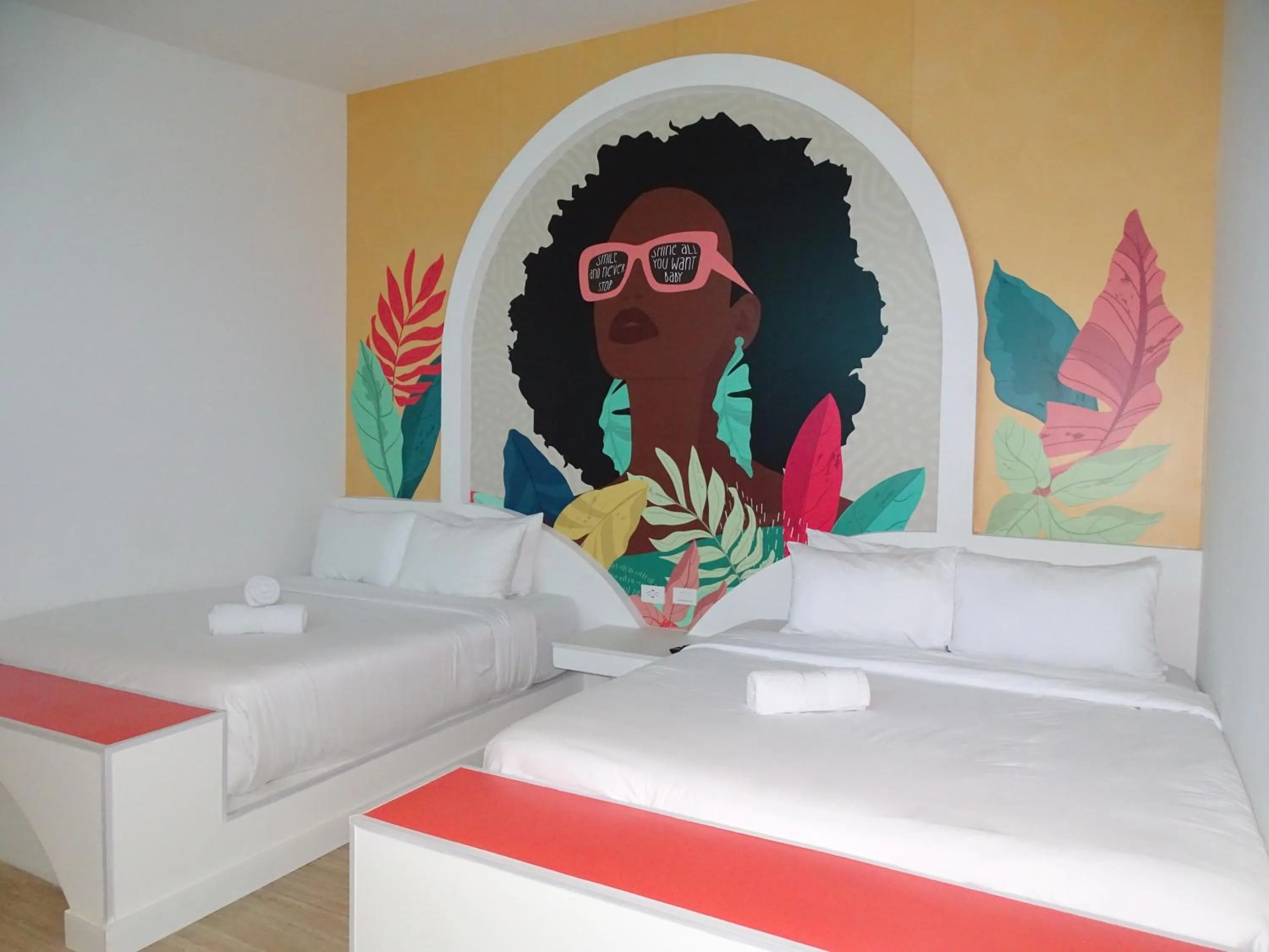 Bed in Hotel Nomadic Design