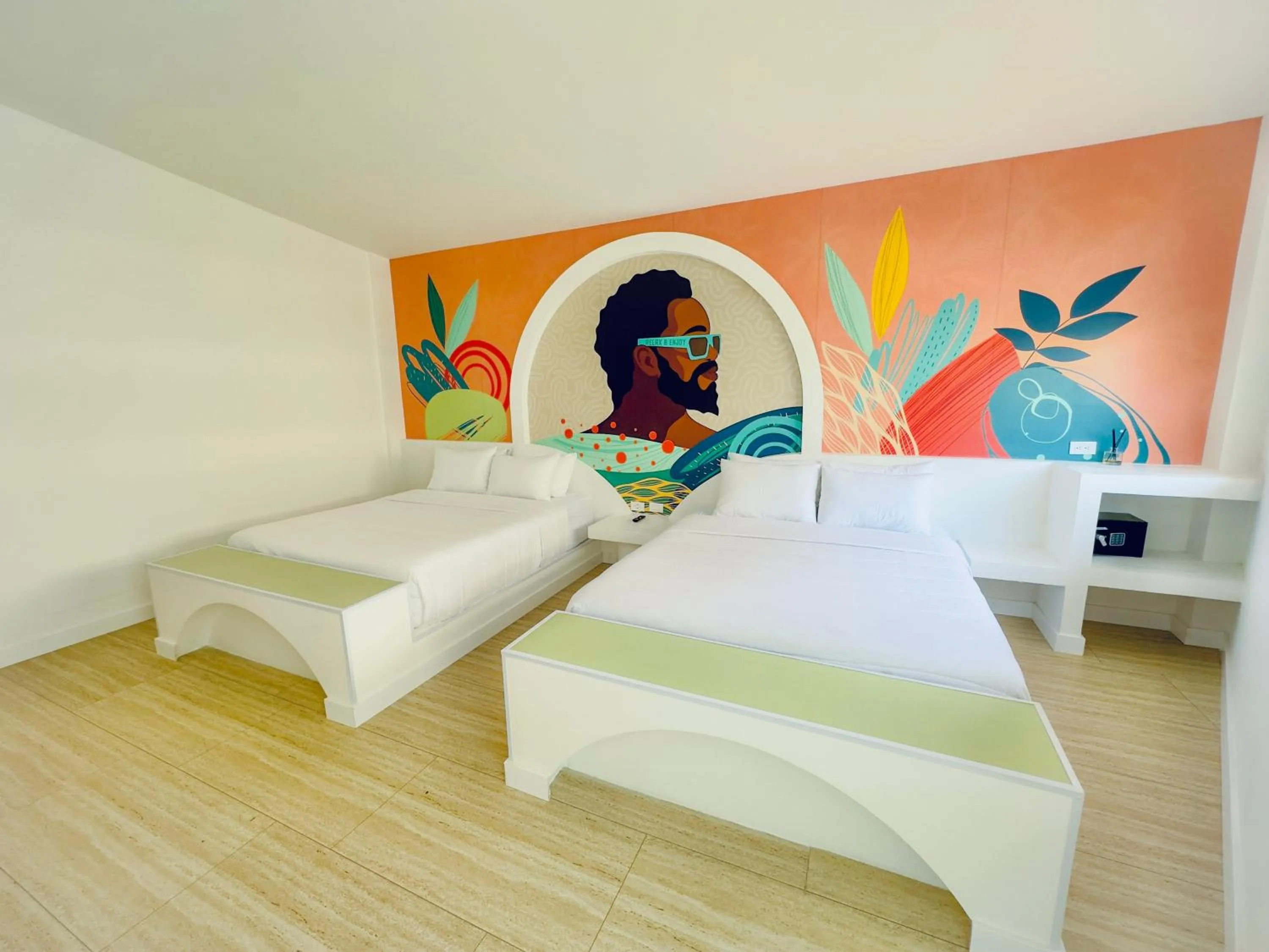 Bedroom, Bed in Hotel Nomadic Design