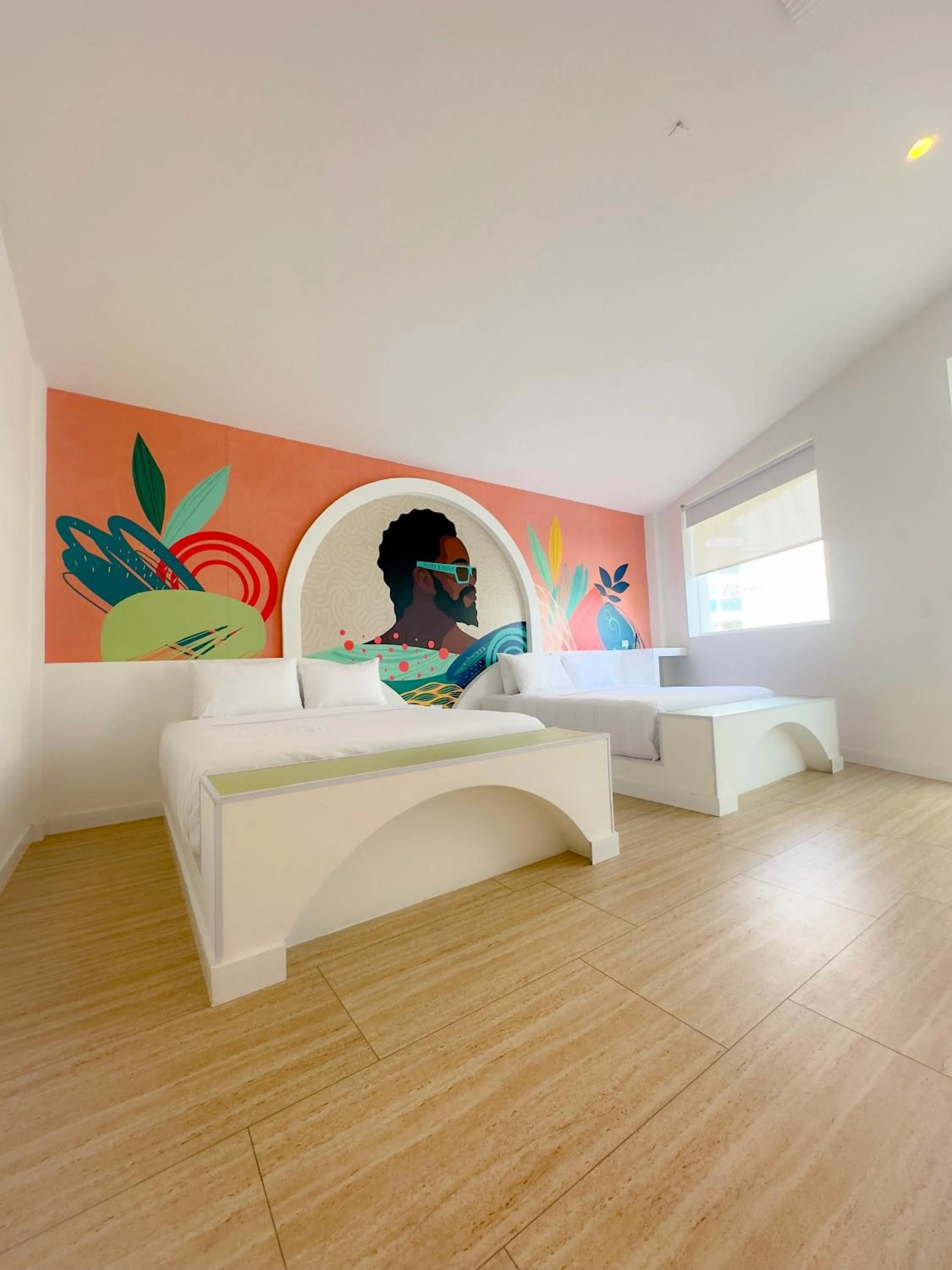 Bed in Hotel Nomadic Design