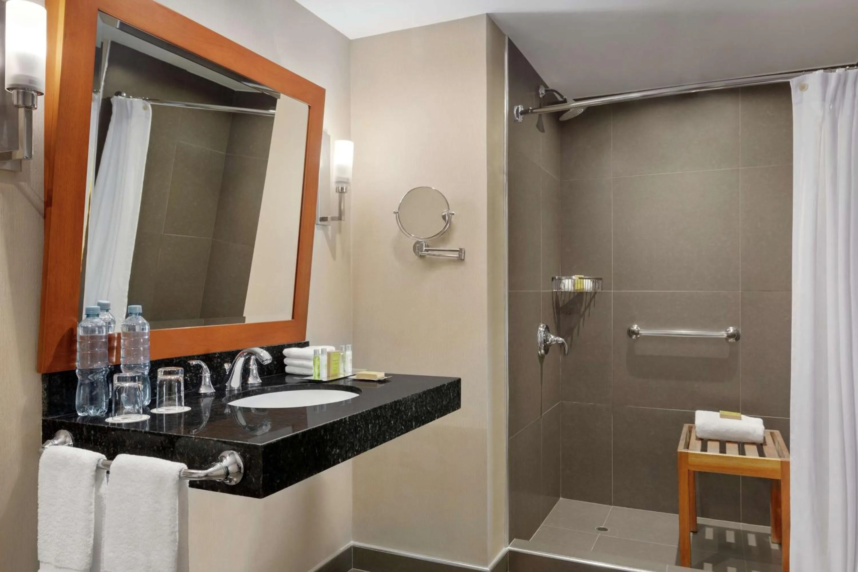 Bathroom in DoubleTree by Hilton Lima Miraflores El Pardo