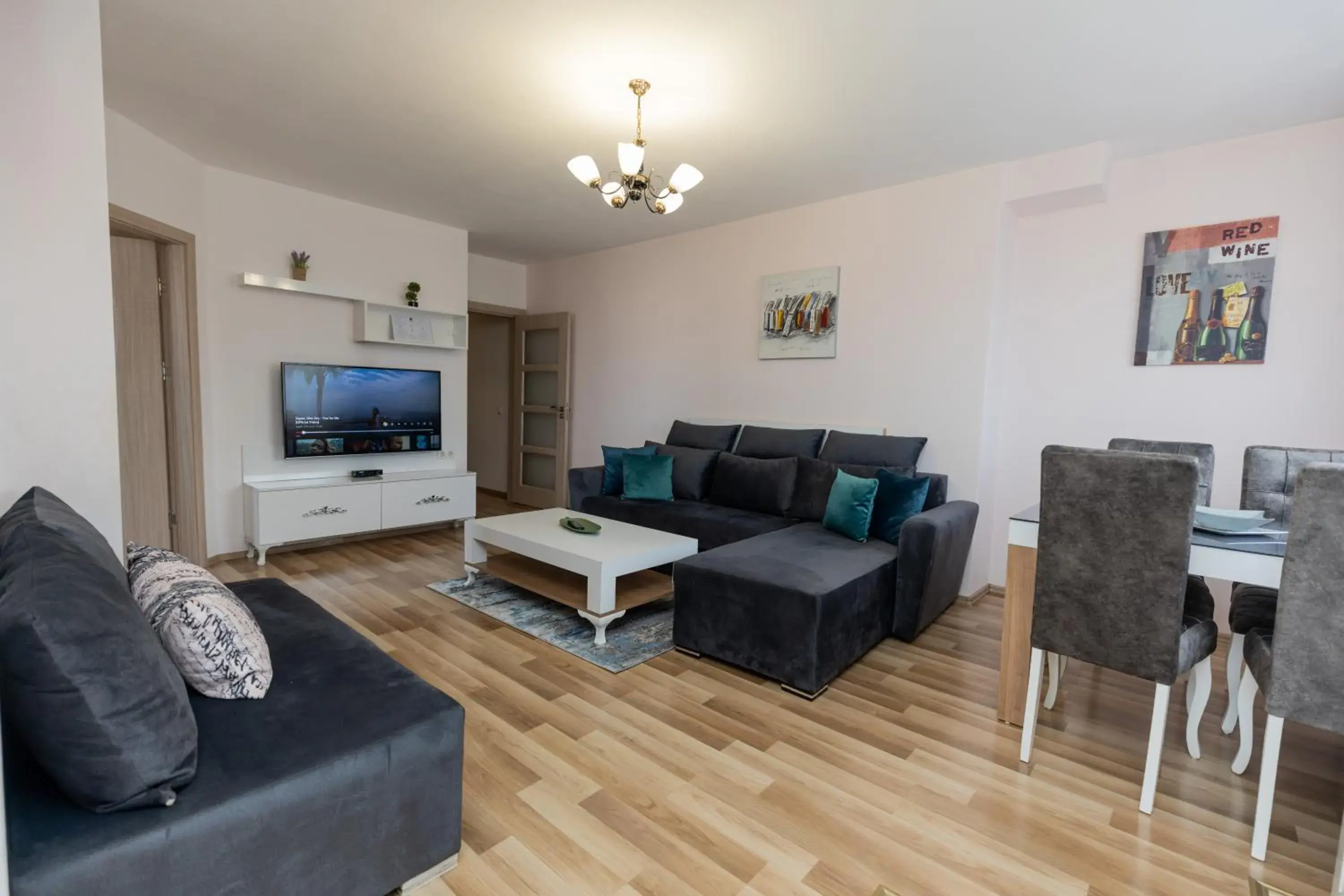 Two-Bedroom Apartment - single occupancy in Dodona ApartHotel in Prishtina Two-Bedroom Apartment - single occupancy in Dodona ApartHotel in Prishtina