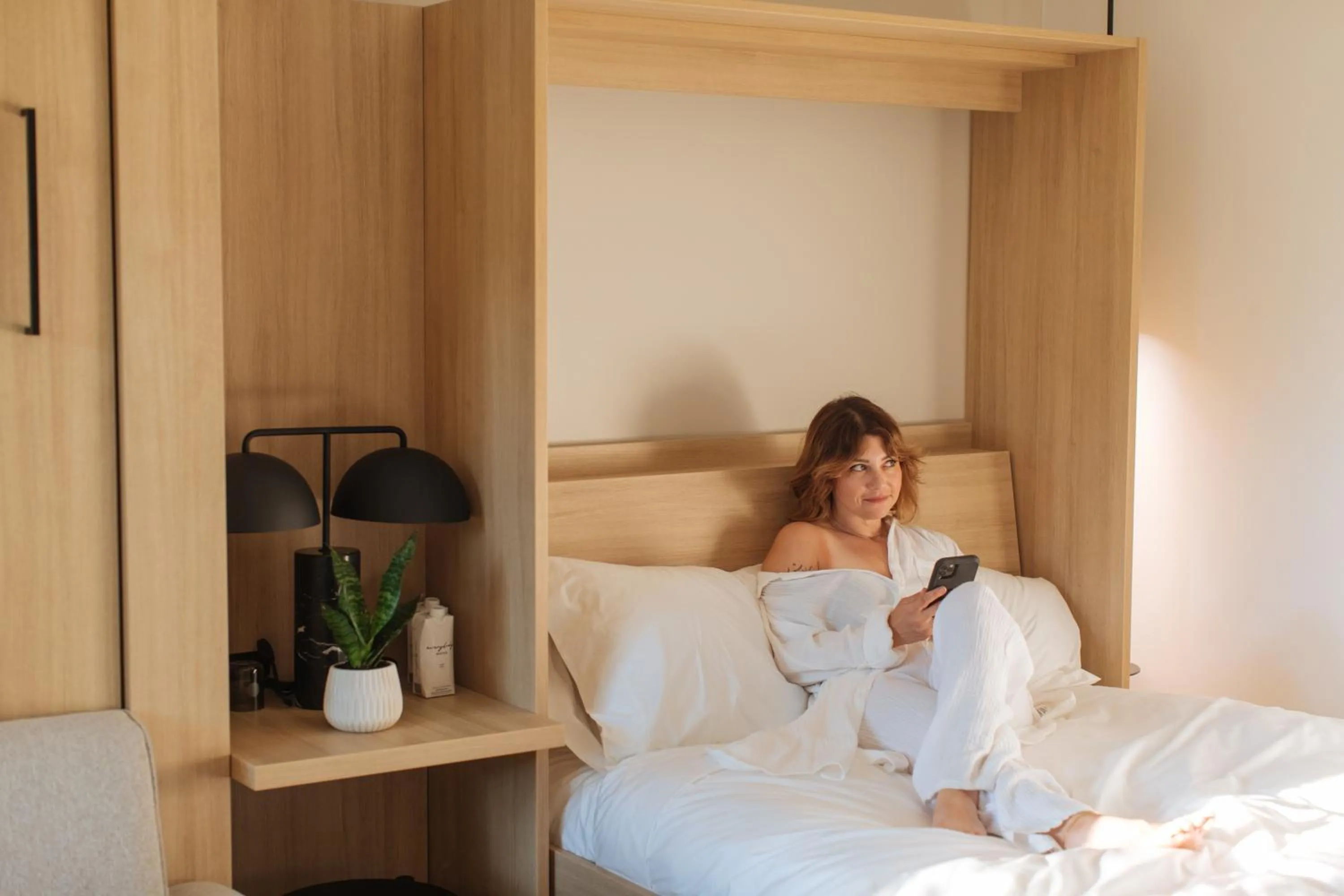 Photo of the whole room, Bed in The St Laurent Guest Rooms