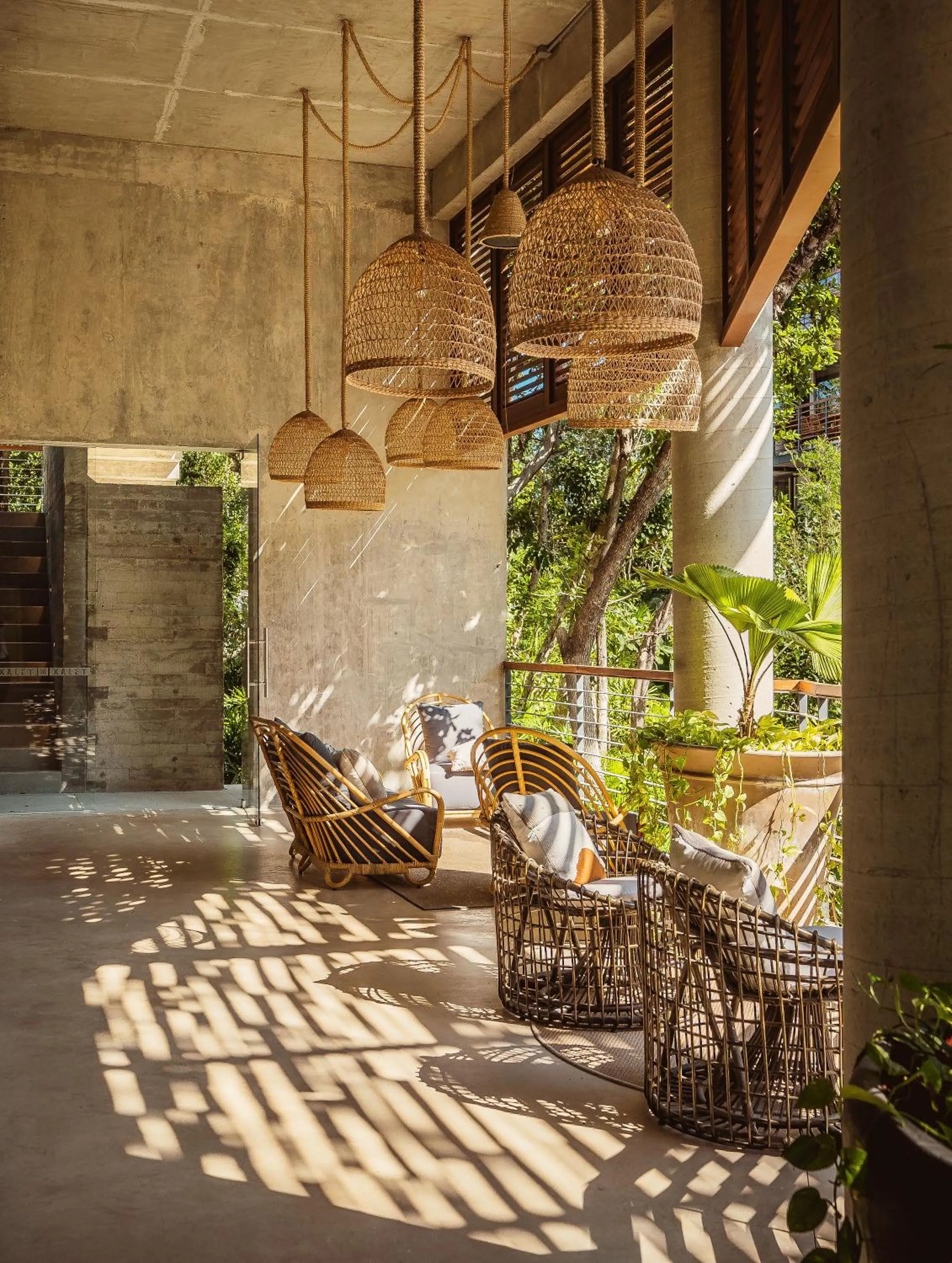 Seating area in Incredible 1BR Swim Up with Private Cenote and Big Gym