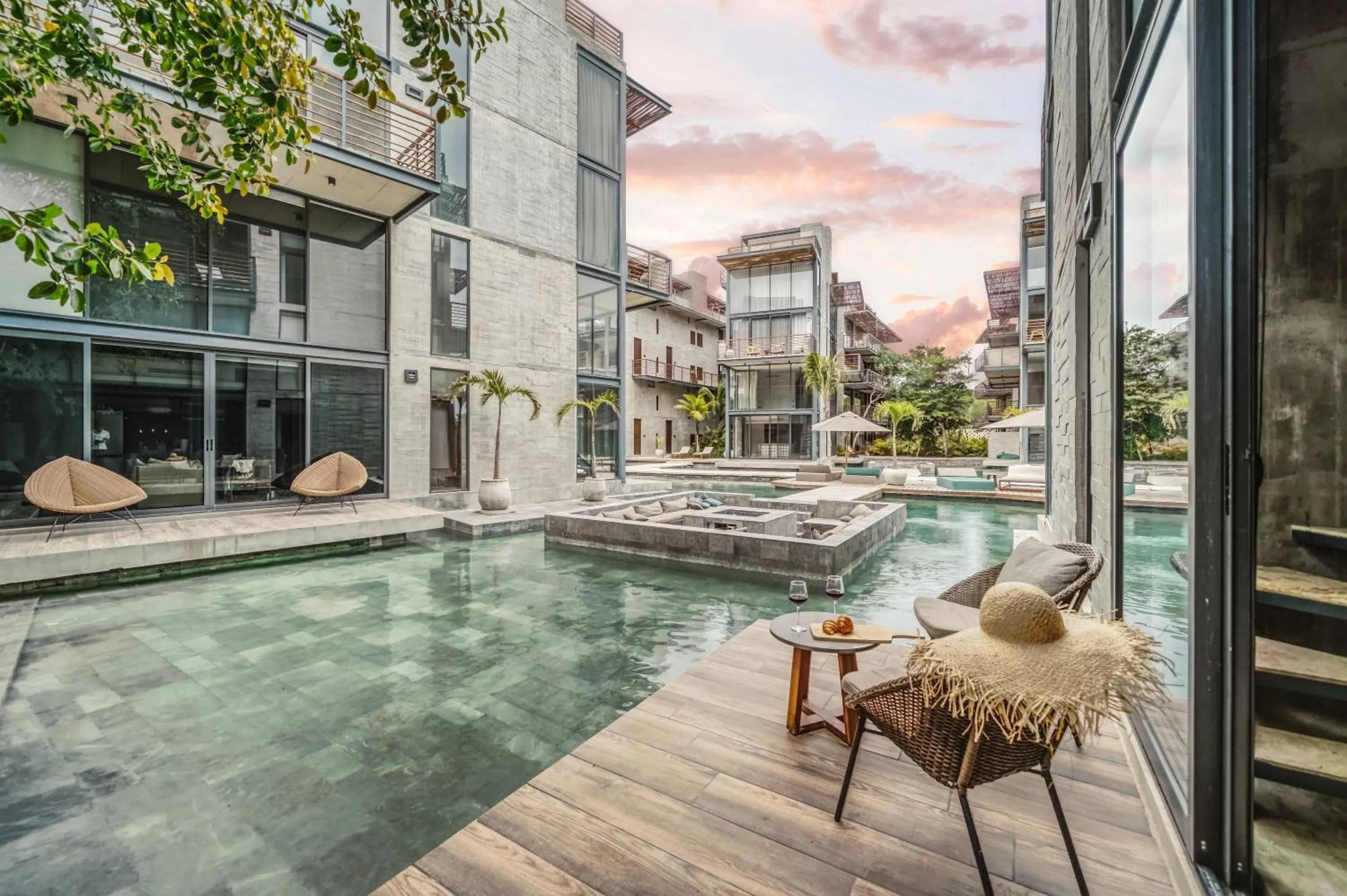 Swimming pool in Incredible 1BR Swim Up with Private Cenote and Big Gym