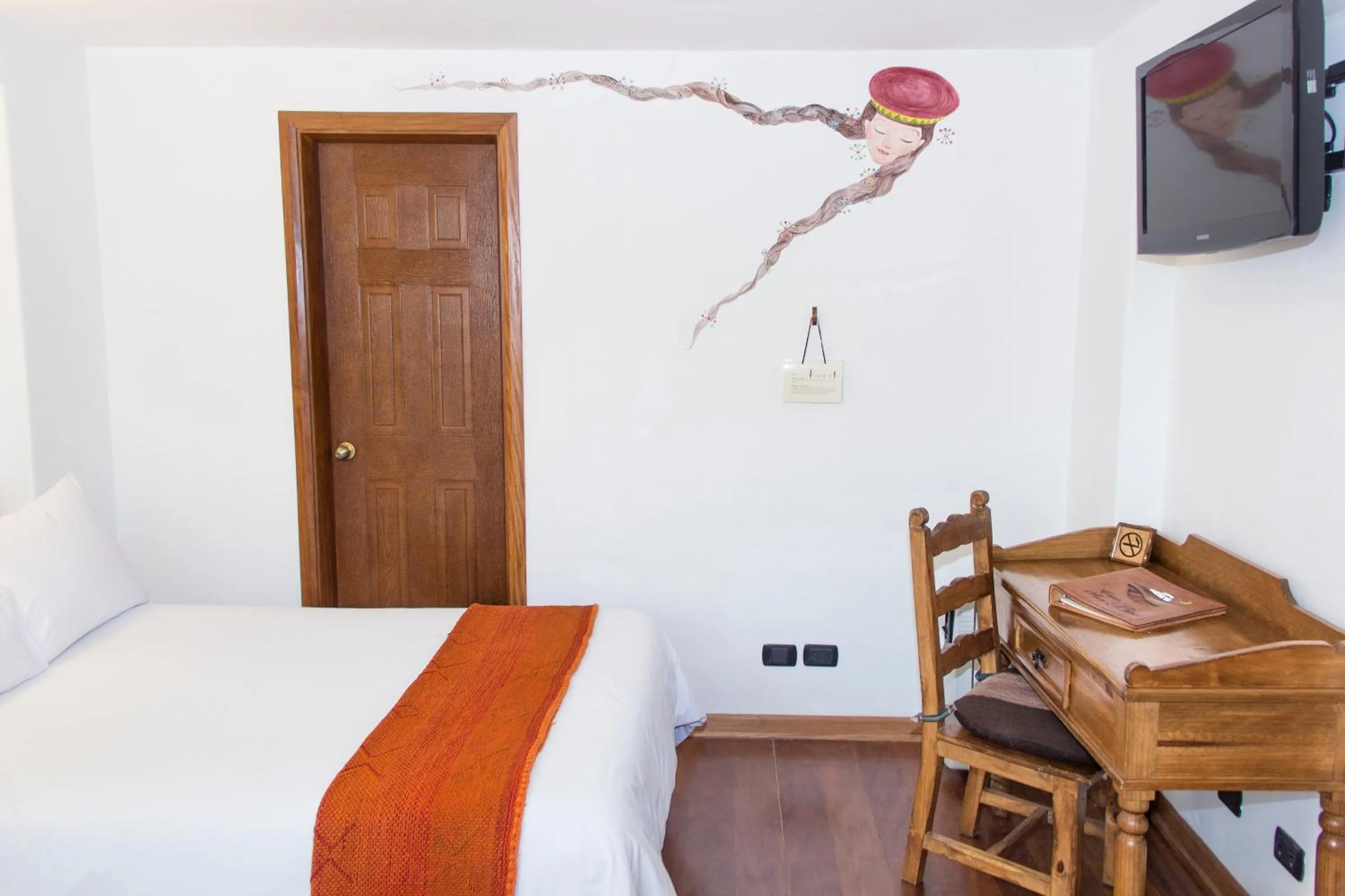 Bed in Casa San Blas Cusco Exquisite By Xima