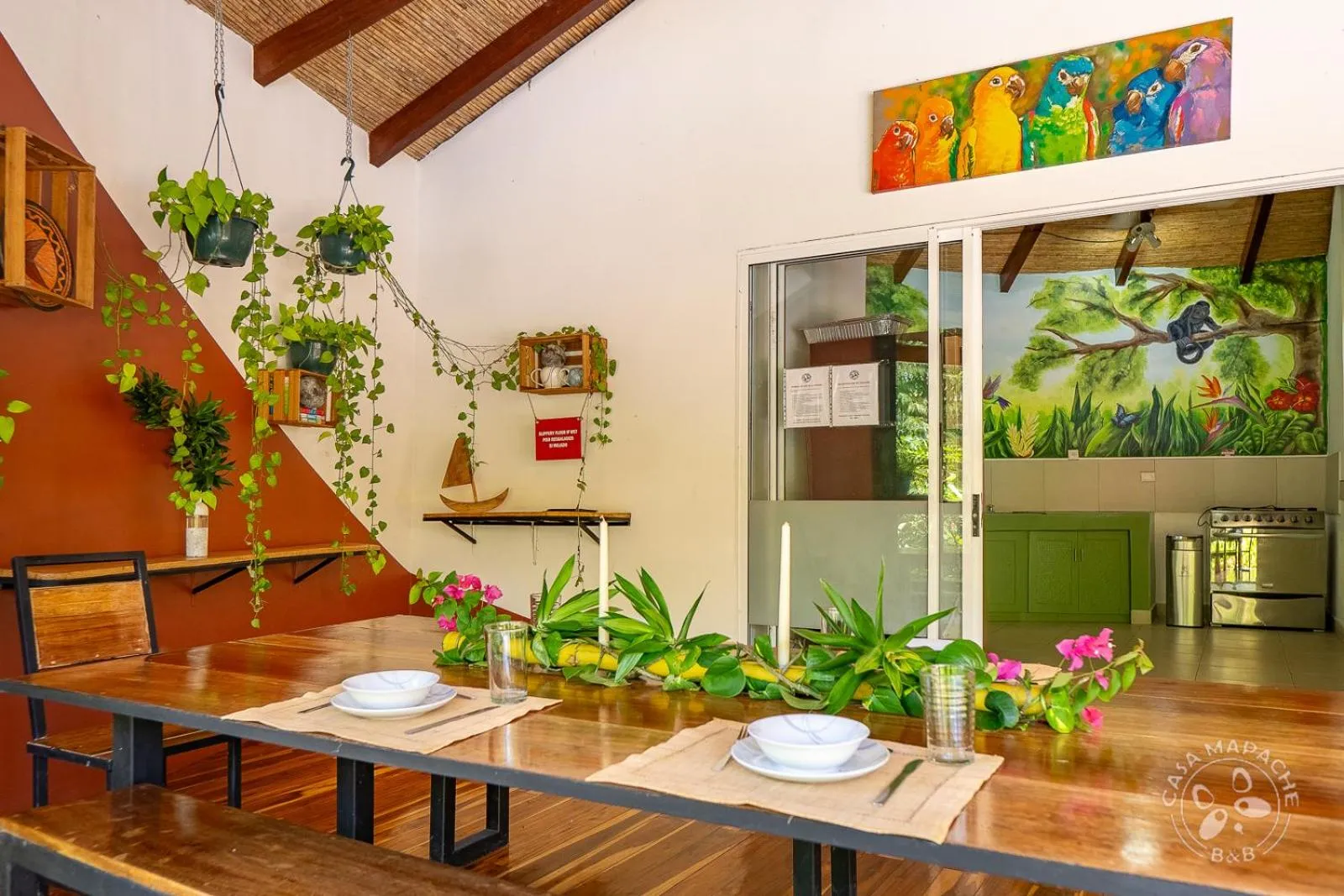 Kitchen or kitchenette in Casa Mapache