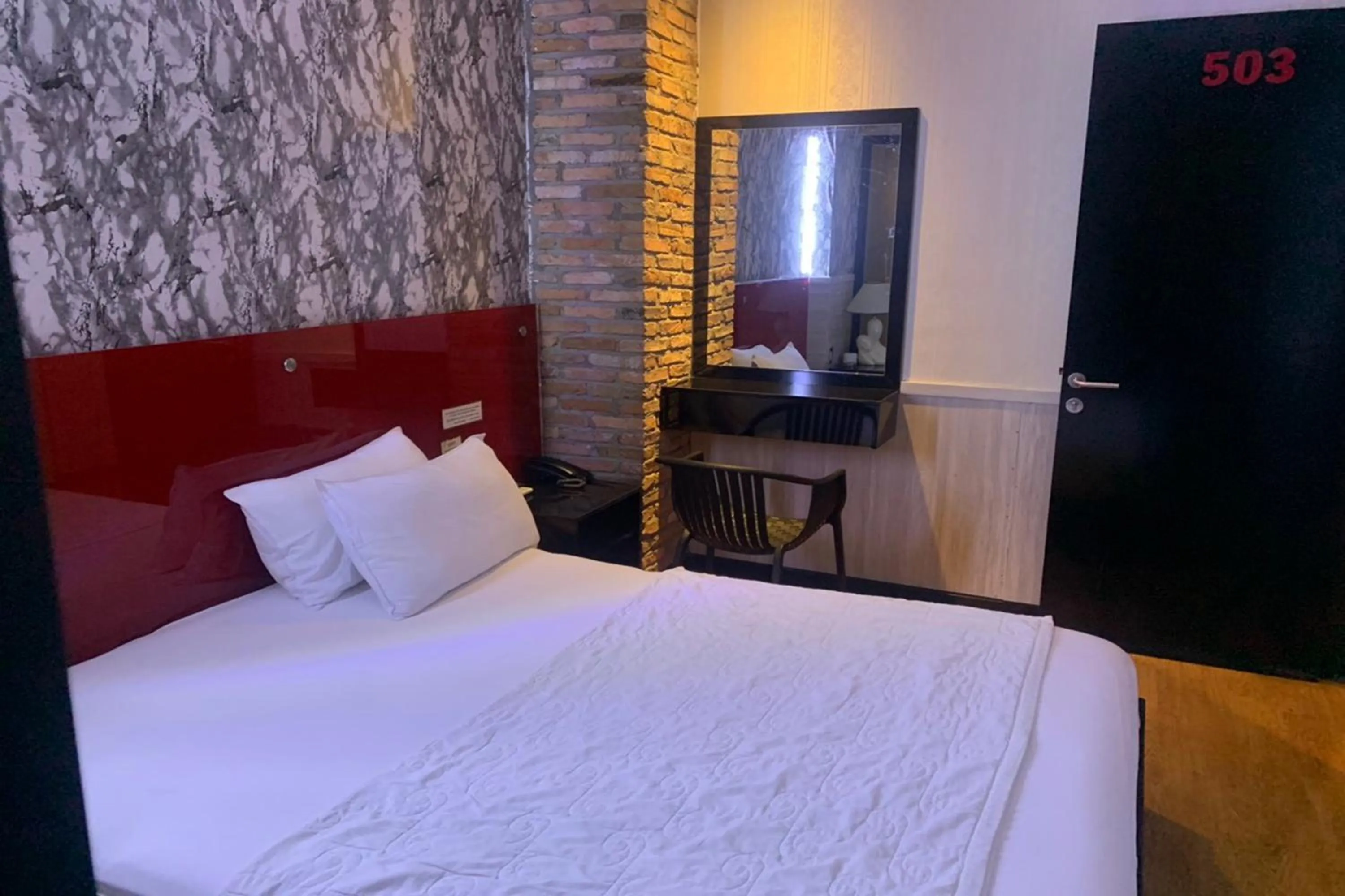Bed in Gia Huyen Hotel