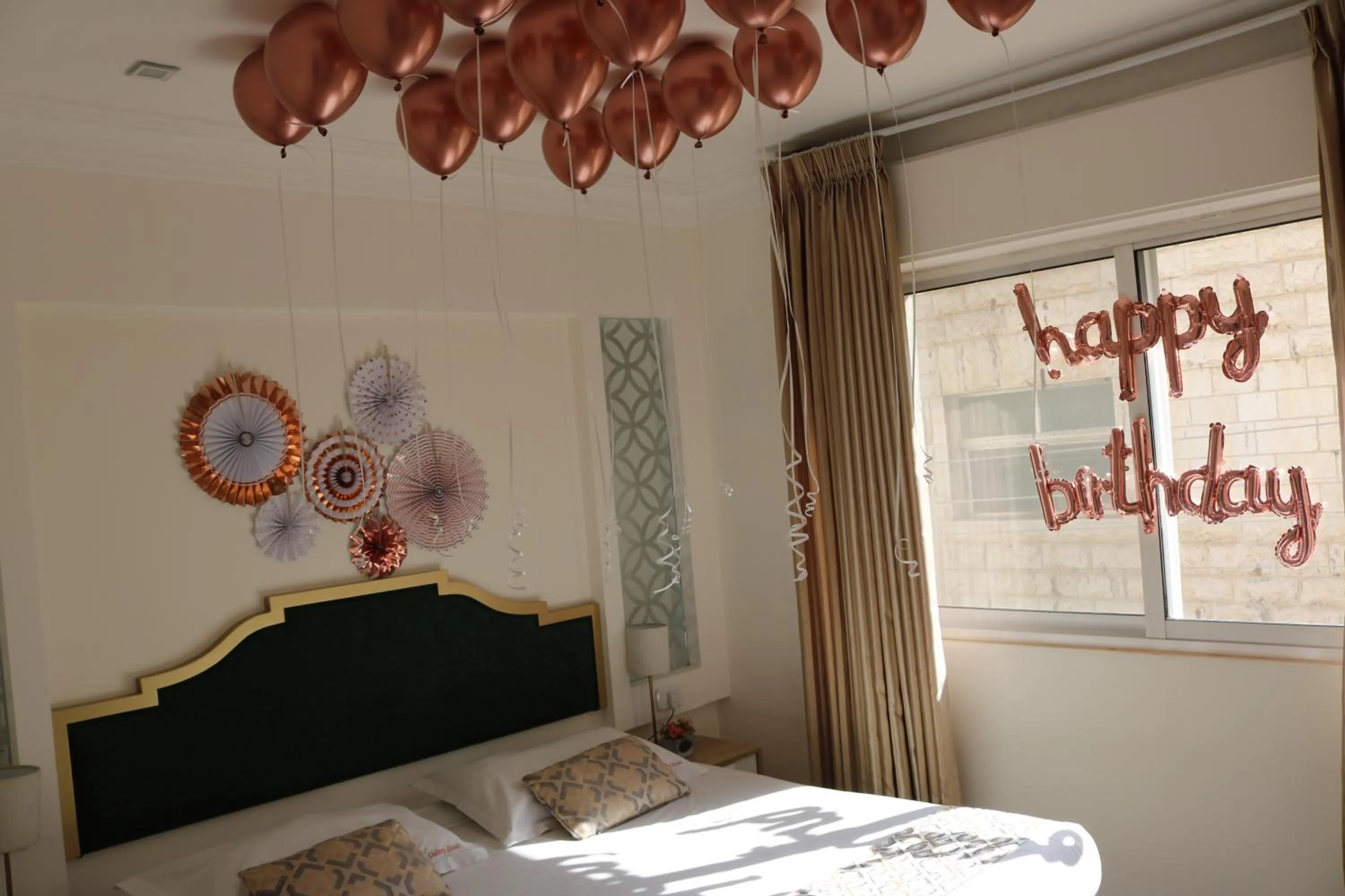 Decorative detail, Bed in Gallery Hotel