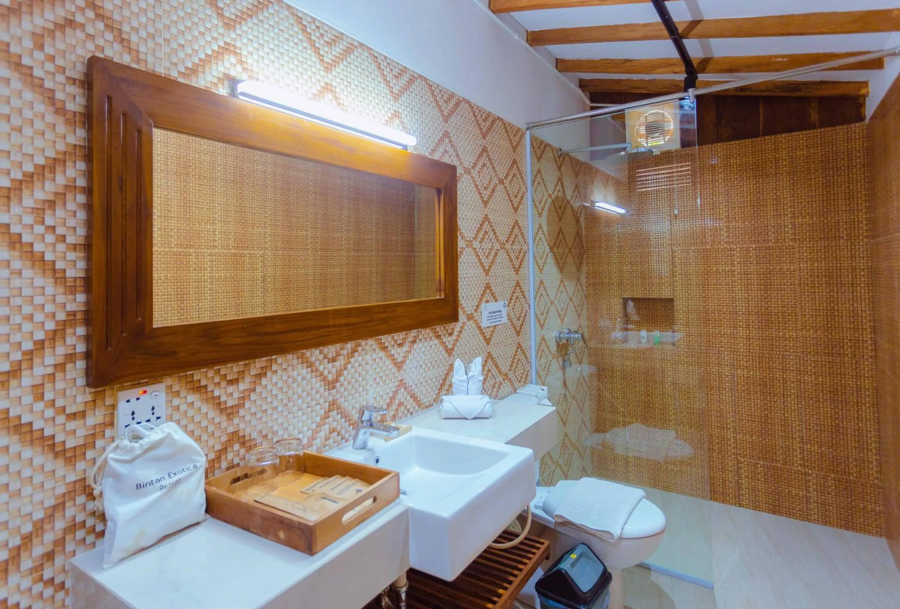 Bathroom in Bintan Exotica Resort By Waringin Hospitality