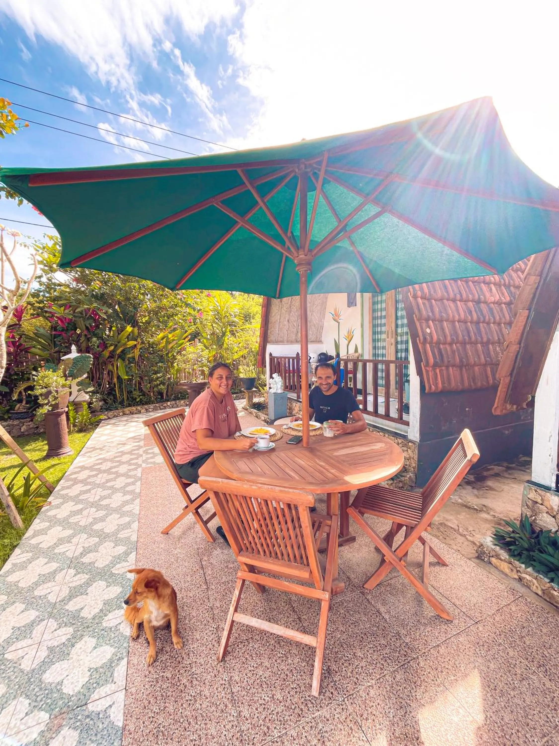 Garden view in Penida Hills