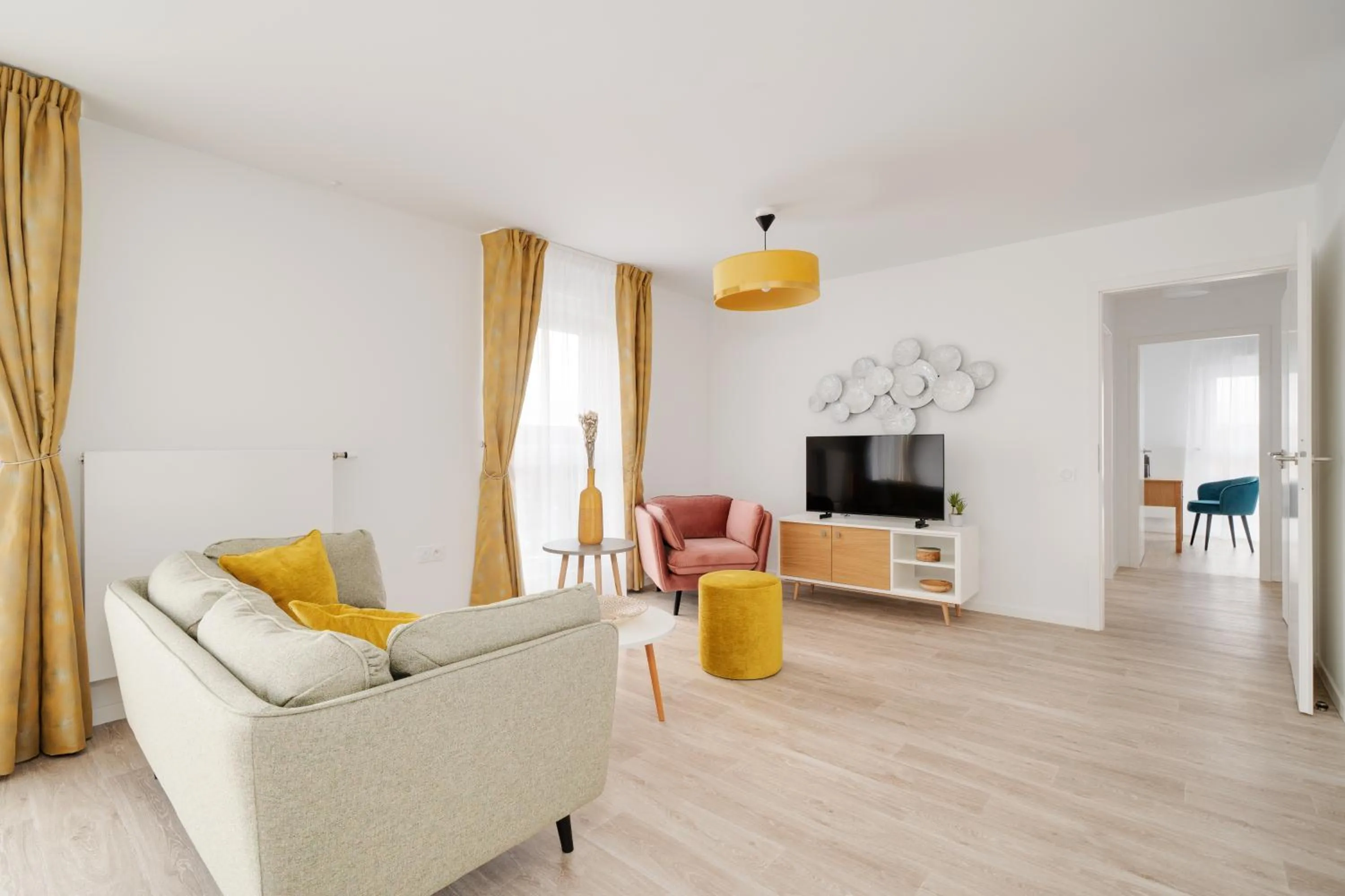 Living room in Domitys La Cristal'In
