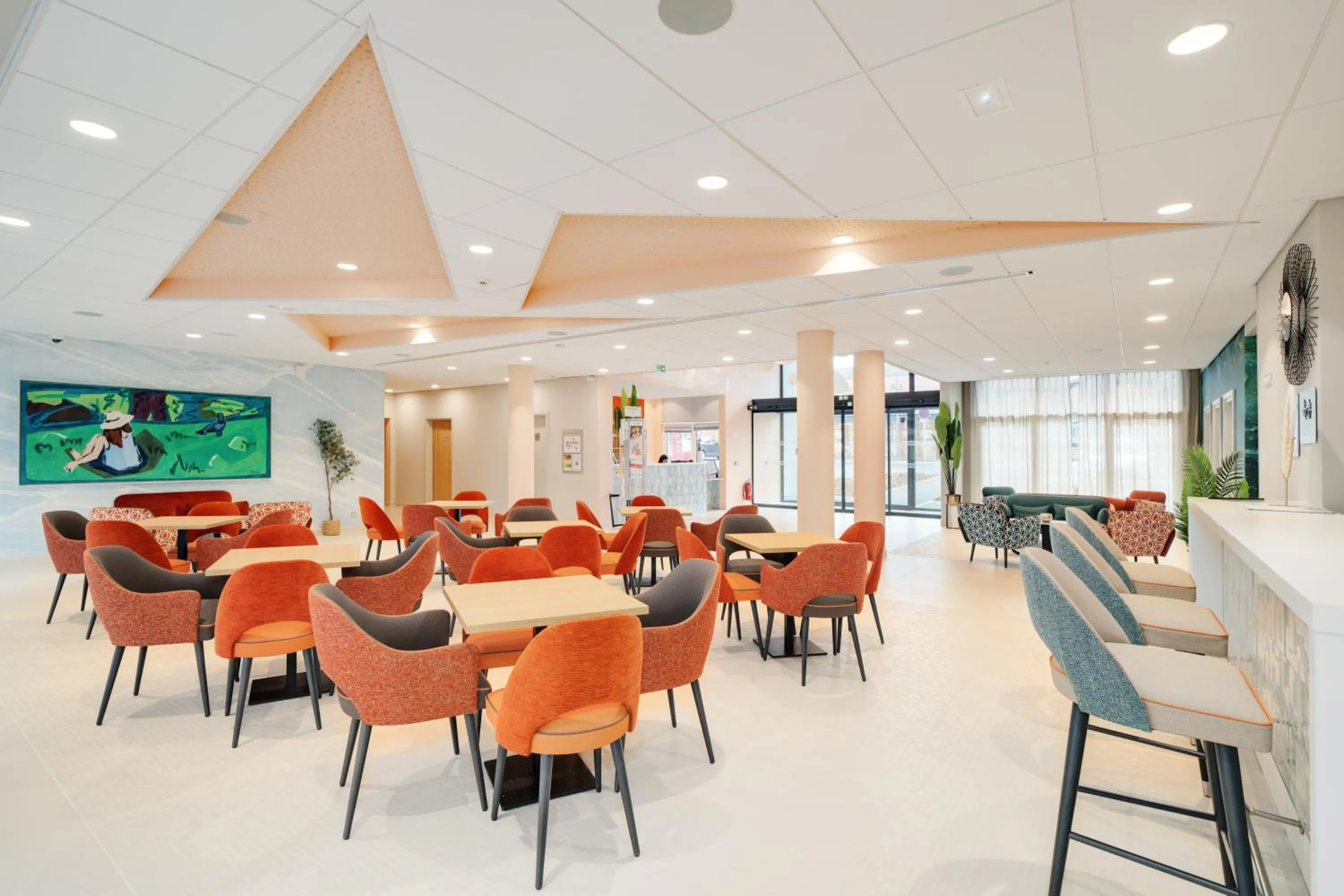 Lounge or bar in Domitys La Cristal'In