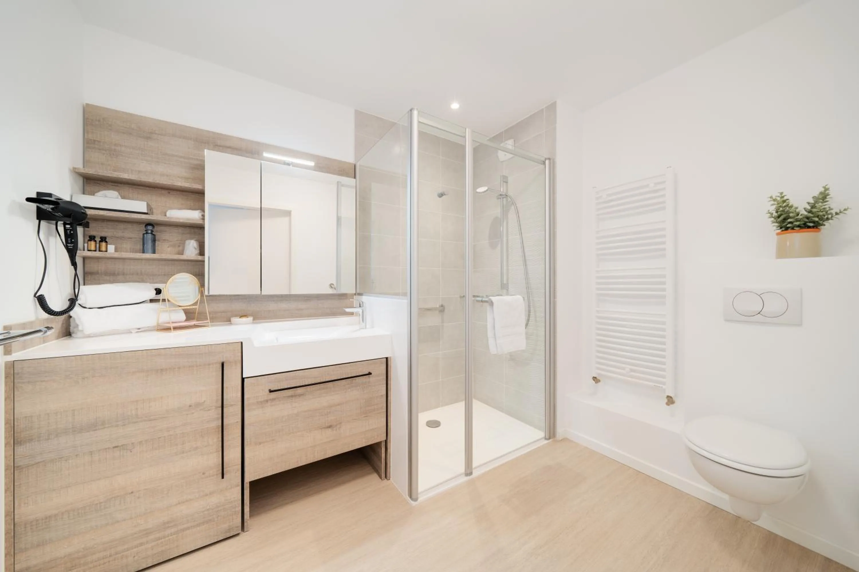 Shower in Domitys La Cristal'In