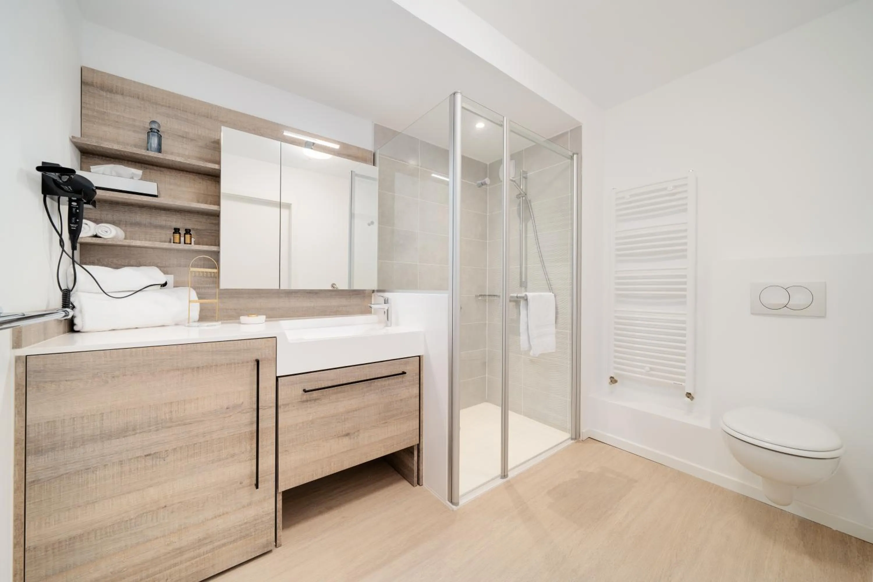 Shower in Domitys La Cristal'In