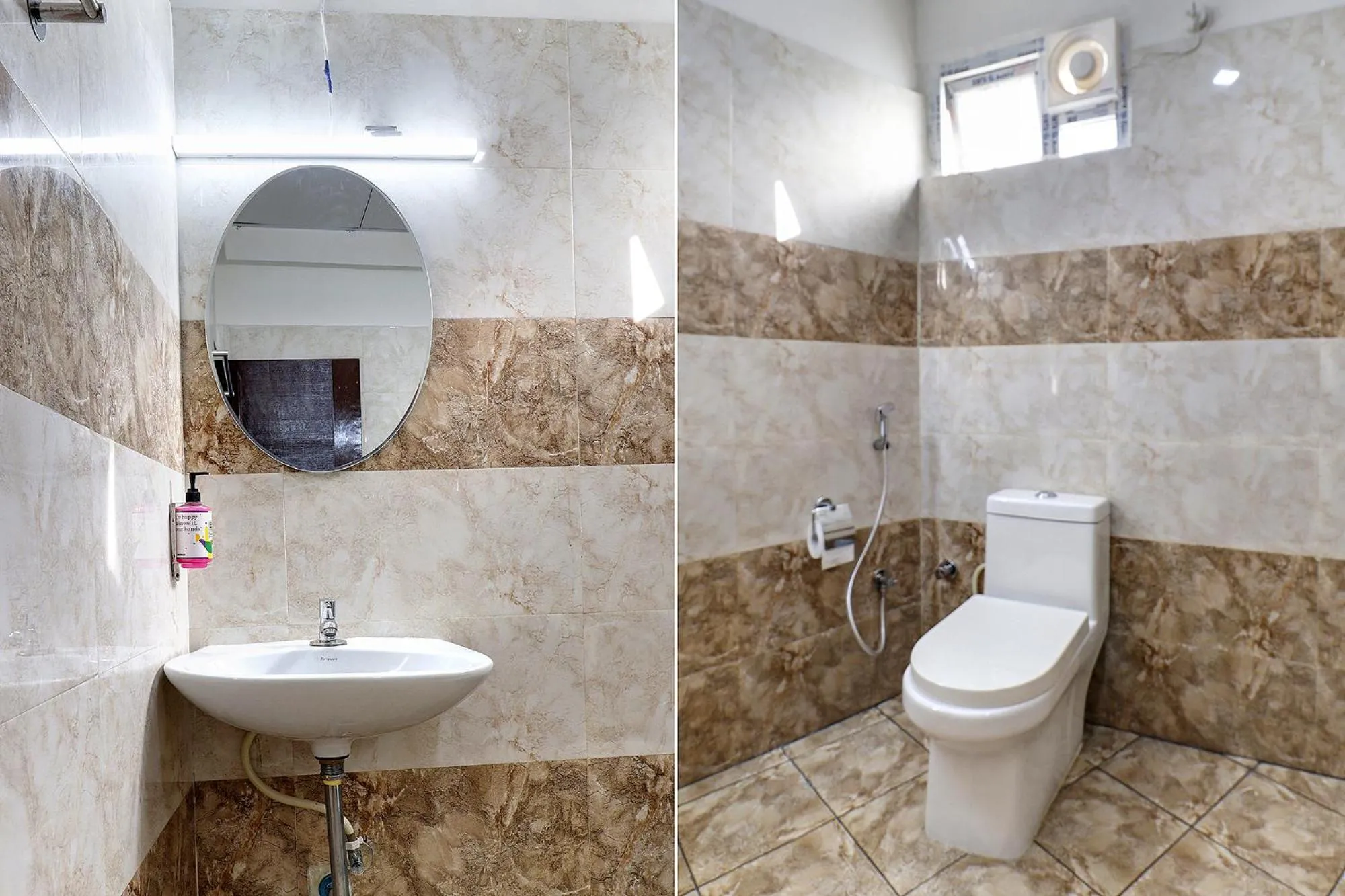 Bathroom in FabHotel Rotano Grand Marathahalli