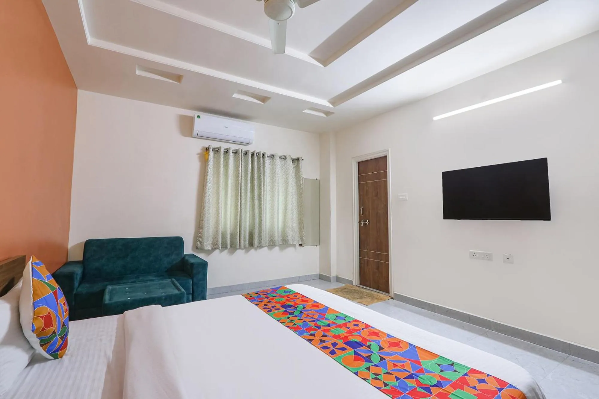 Bed in FabHotel Golden Hitech - Nr Hitech City